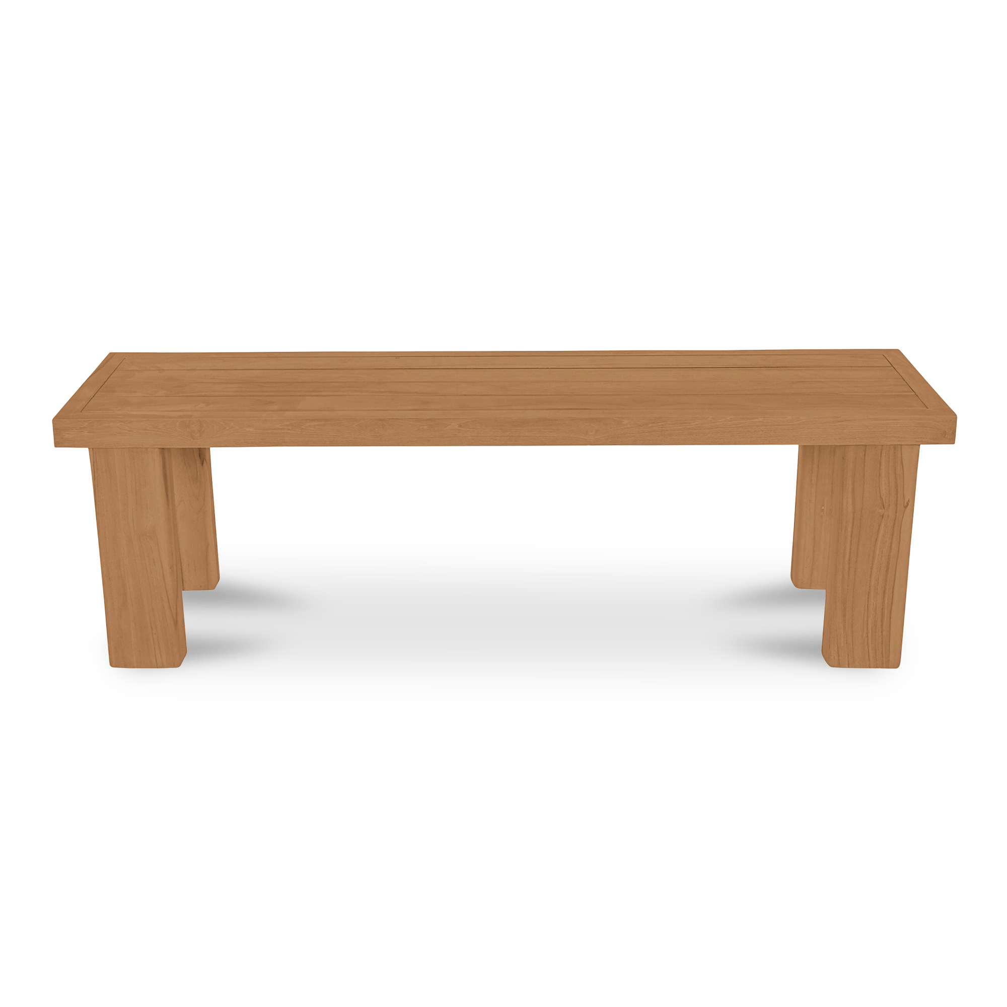Moes Home Marina Natural Outdoor Dining Bench