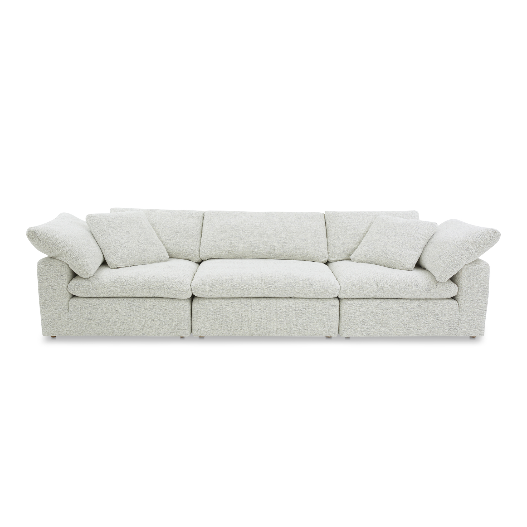 Moes Home Clay Coastside Sand Modular Sofa