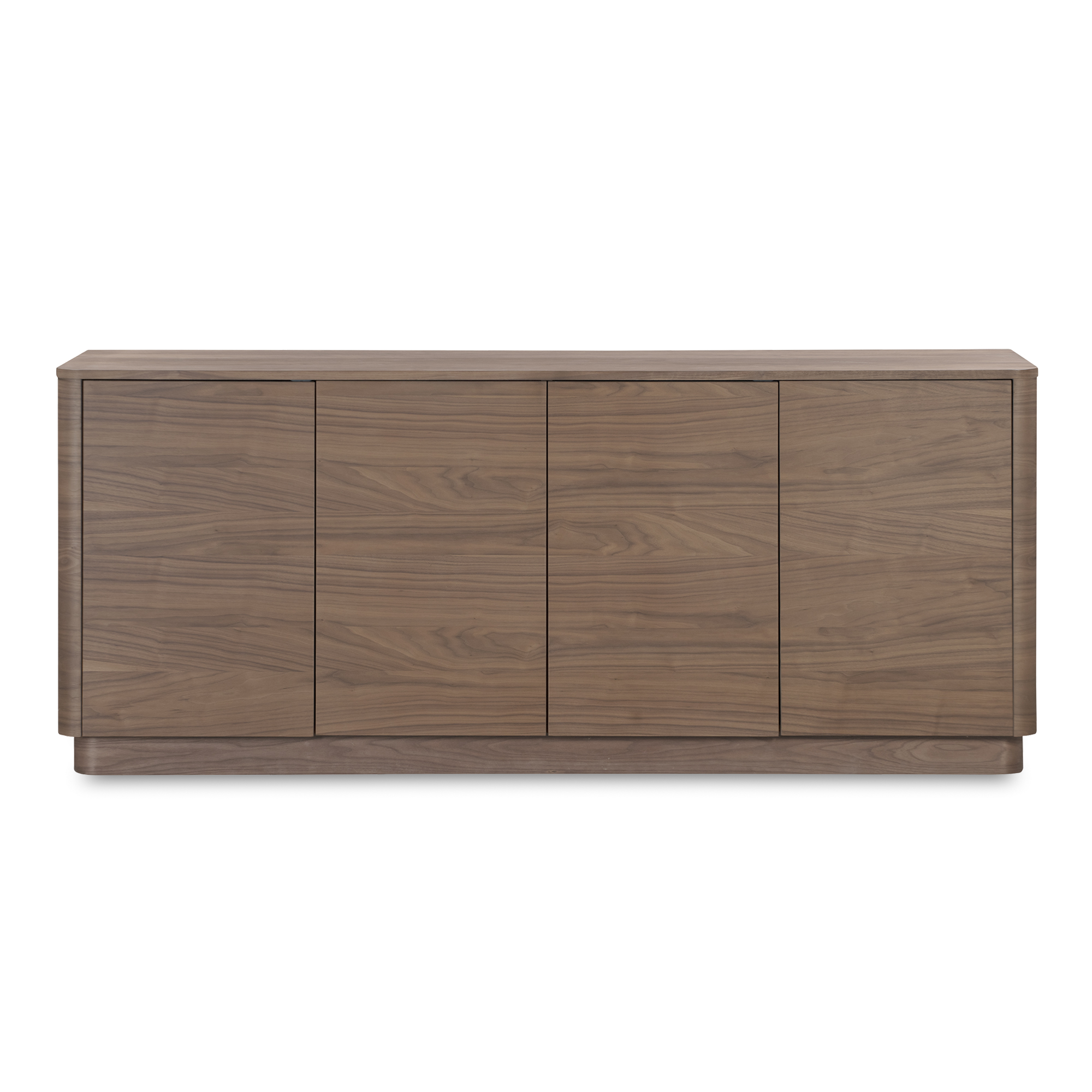 Moes Home Round Off Brown Sideboard