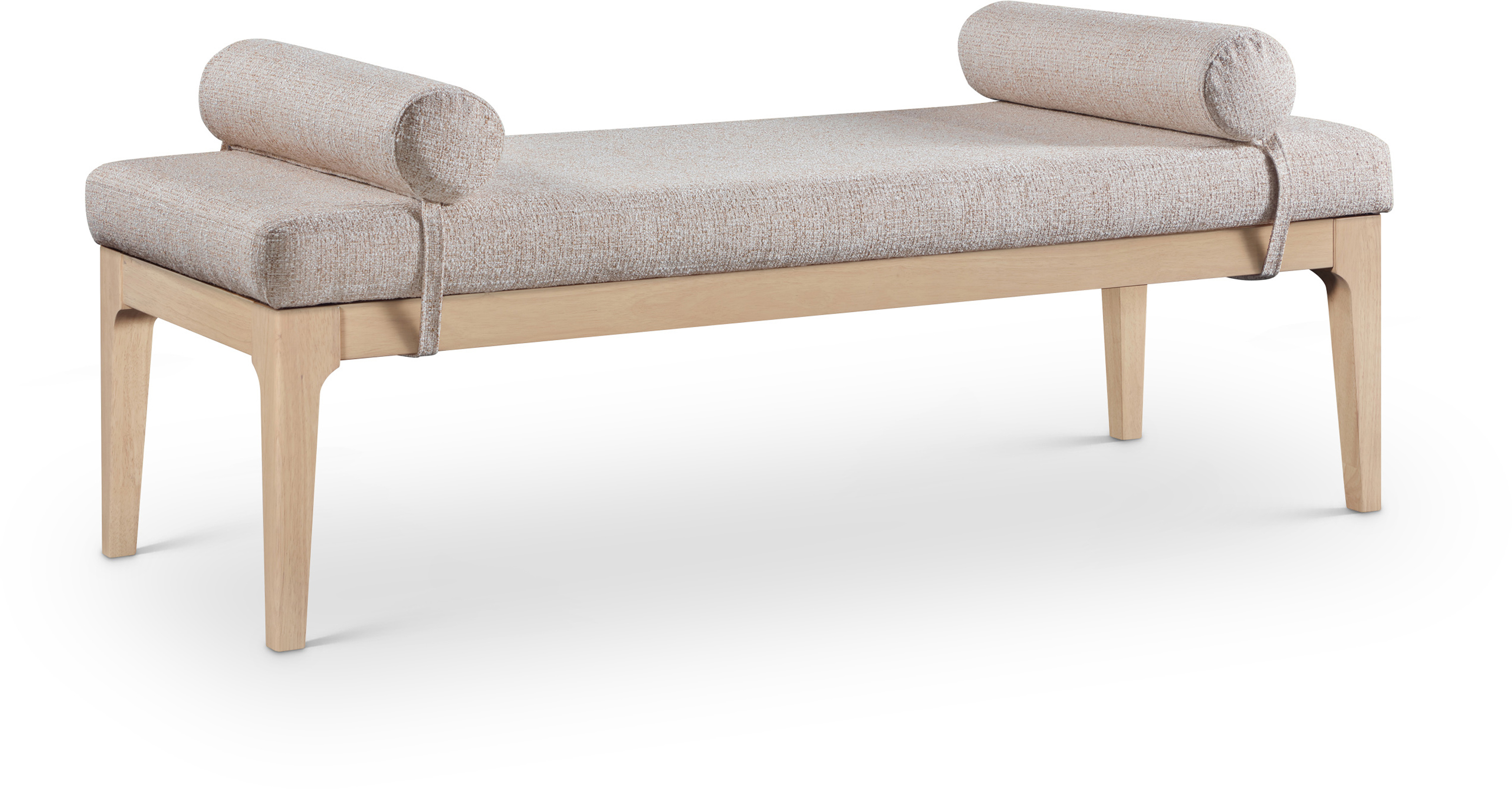 Meridian Furniture Priscilla Beige Natural Bench