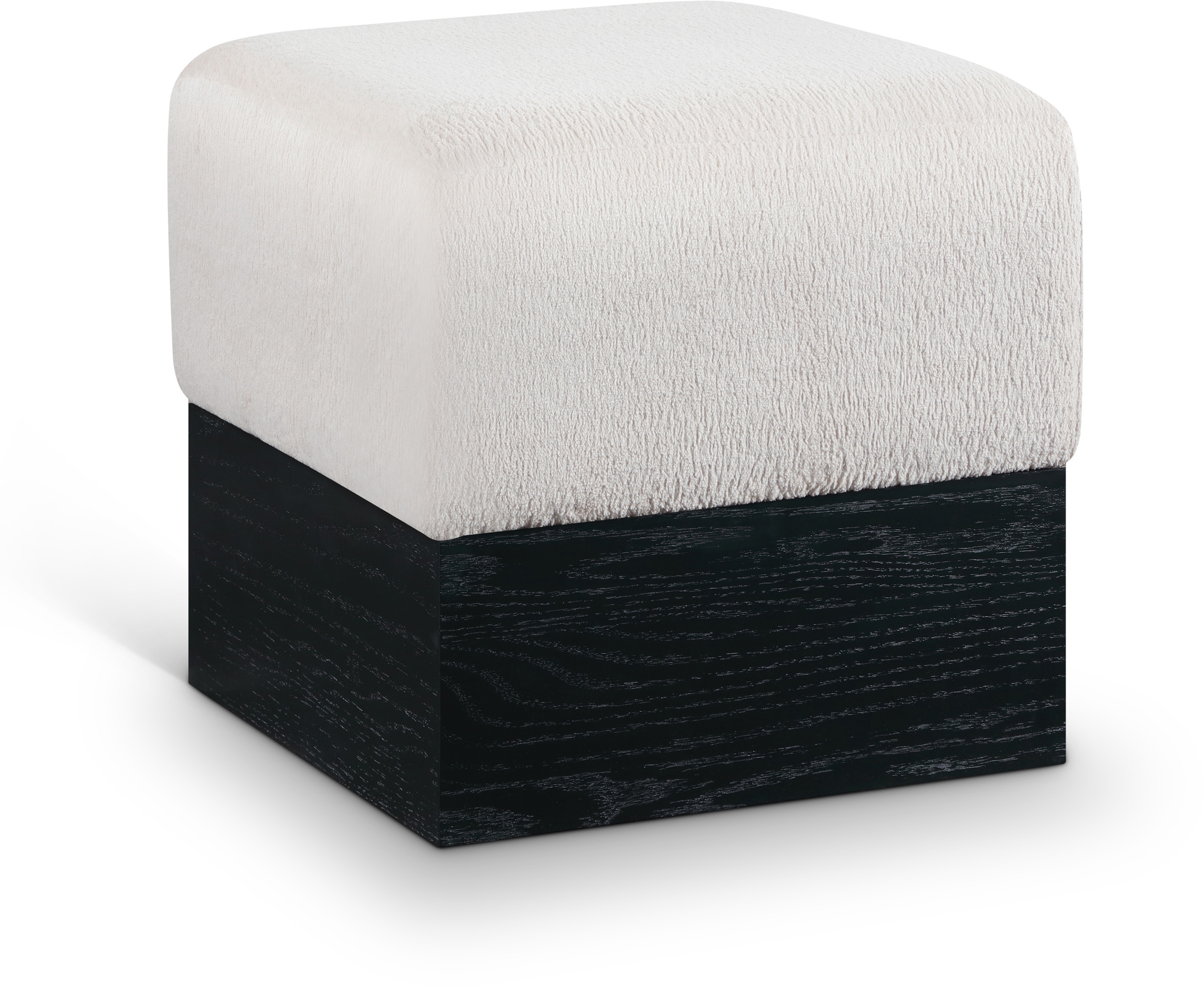 Meridian Furniture Havre Beige Black Stool