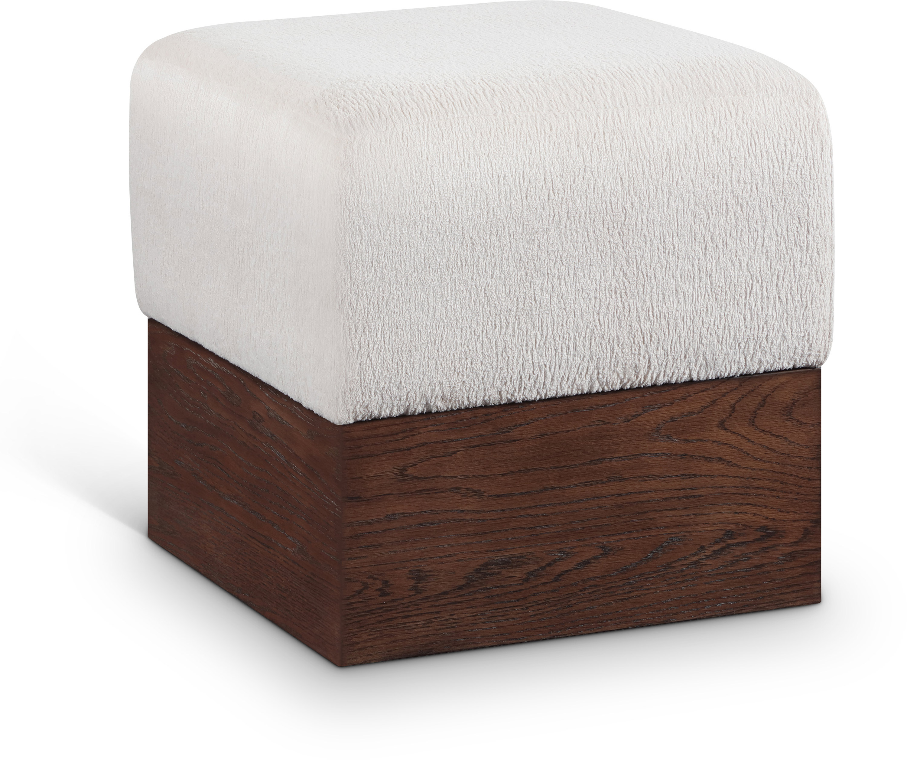 Meridian Furniture Havre Beige Brown Stool