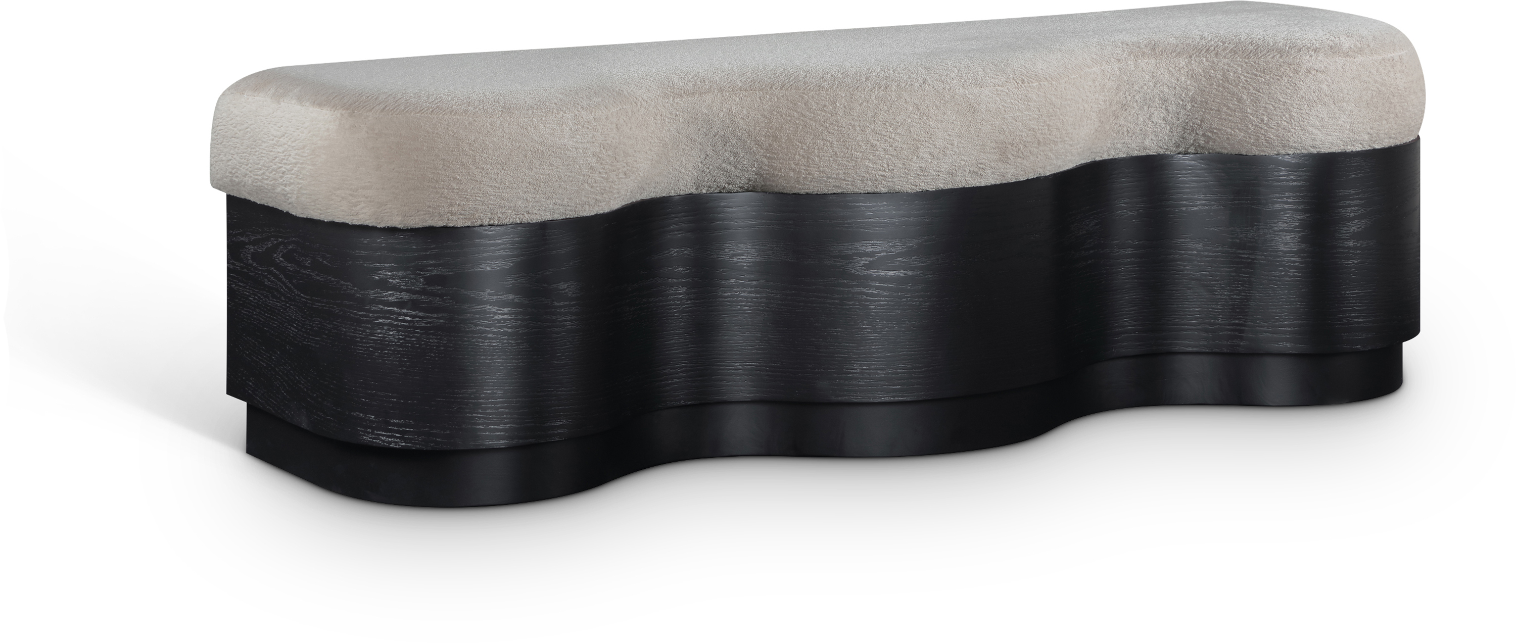 Meridian Furniture Savoy Beige Black Bench