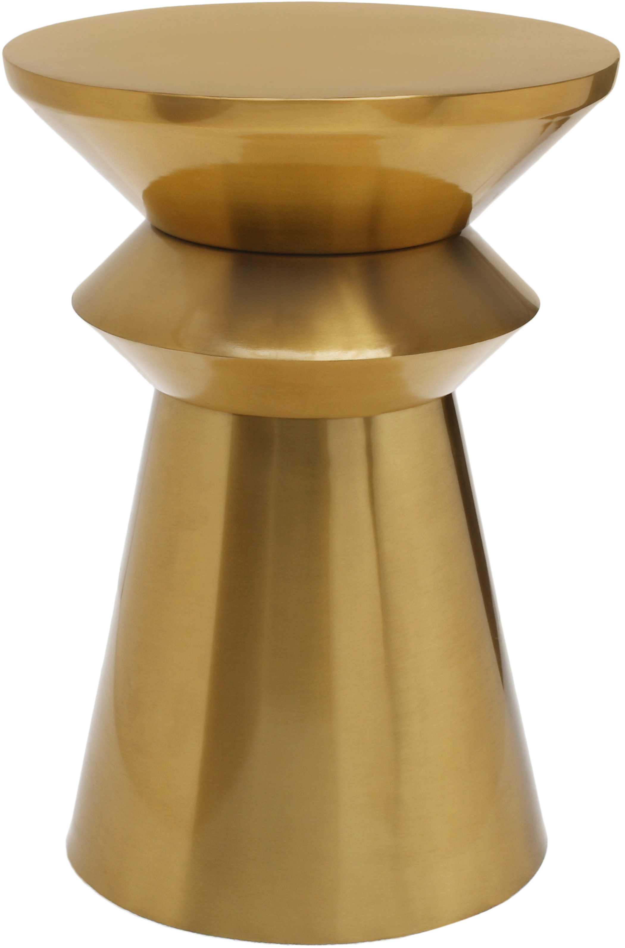 Meridian Furniture Jai Brushed Gold End Table