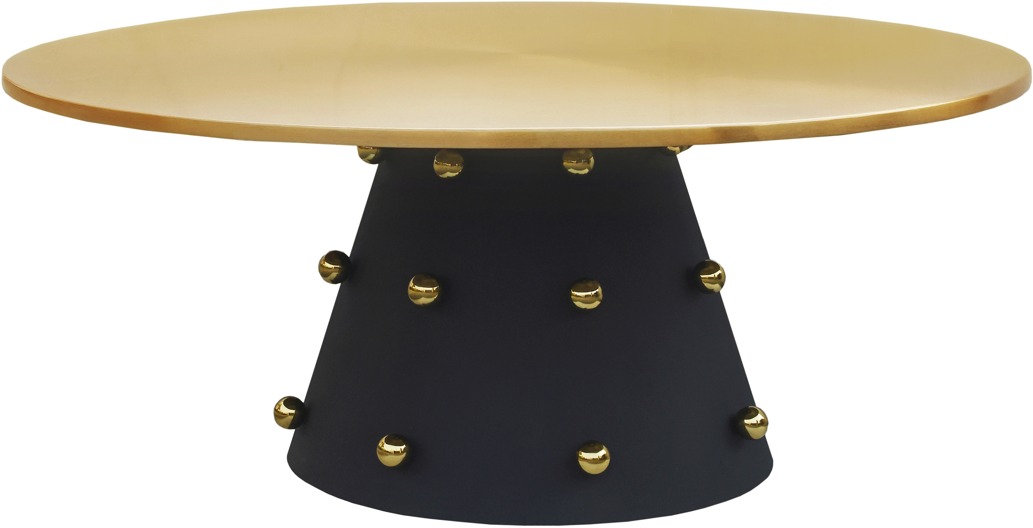 Meridian Furniture Raven Black Gold Coffee Table