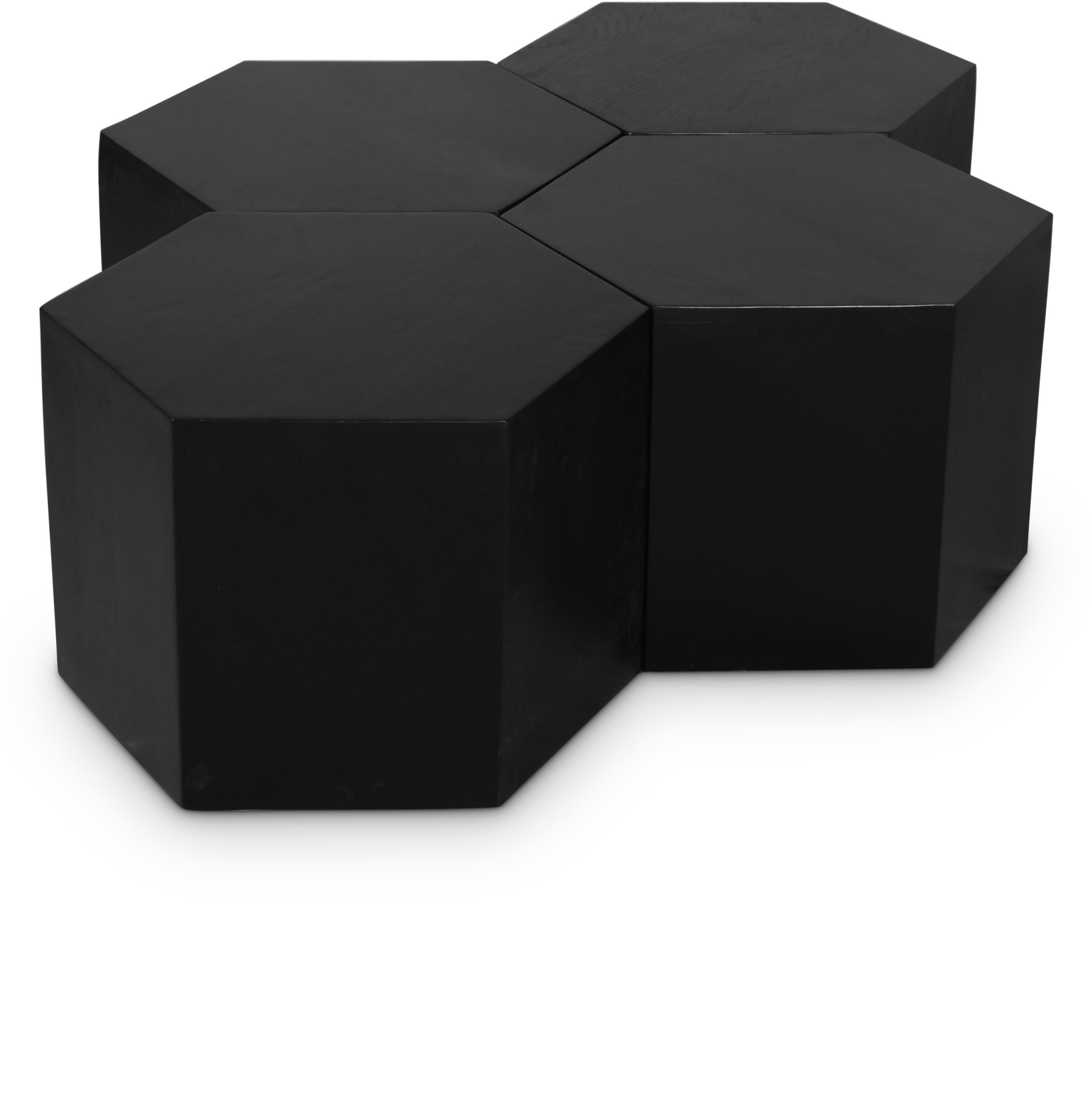 Meridian Furniture Eternal Black 4pc Coffee Table