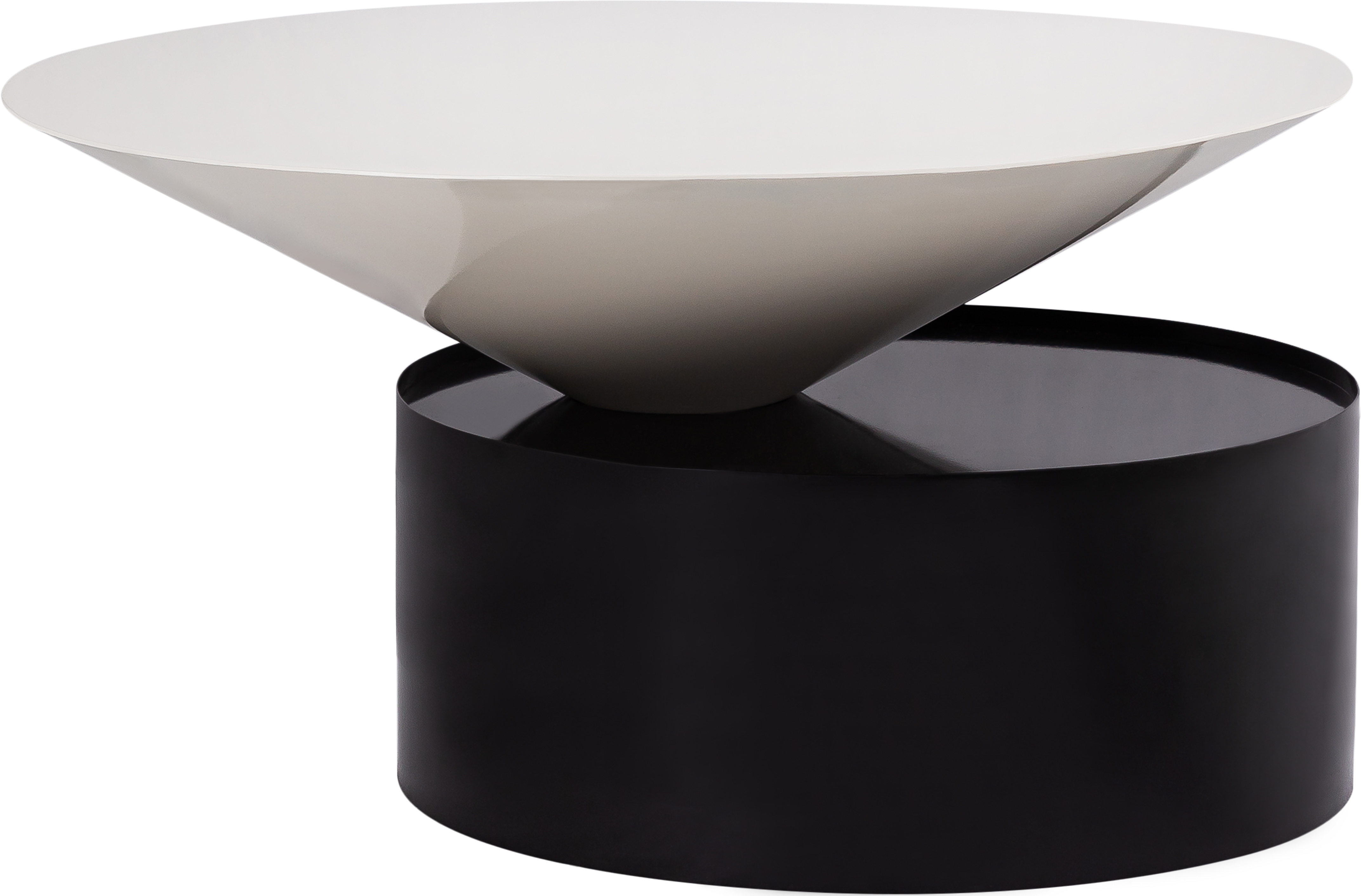 Meridian Furniture Damon White Black Coffee Table