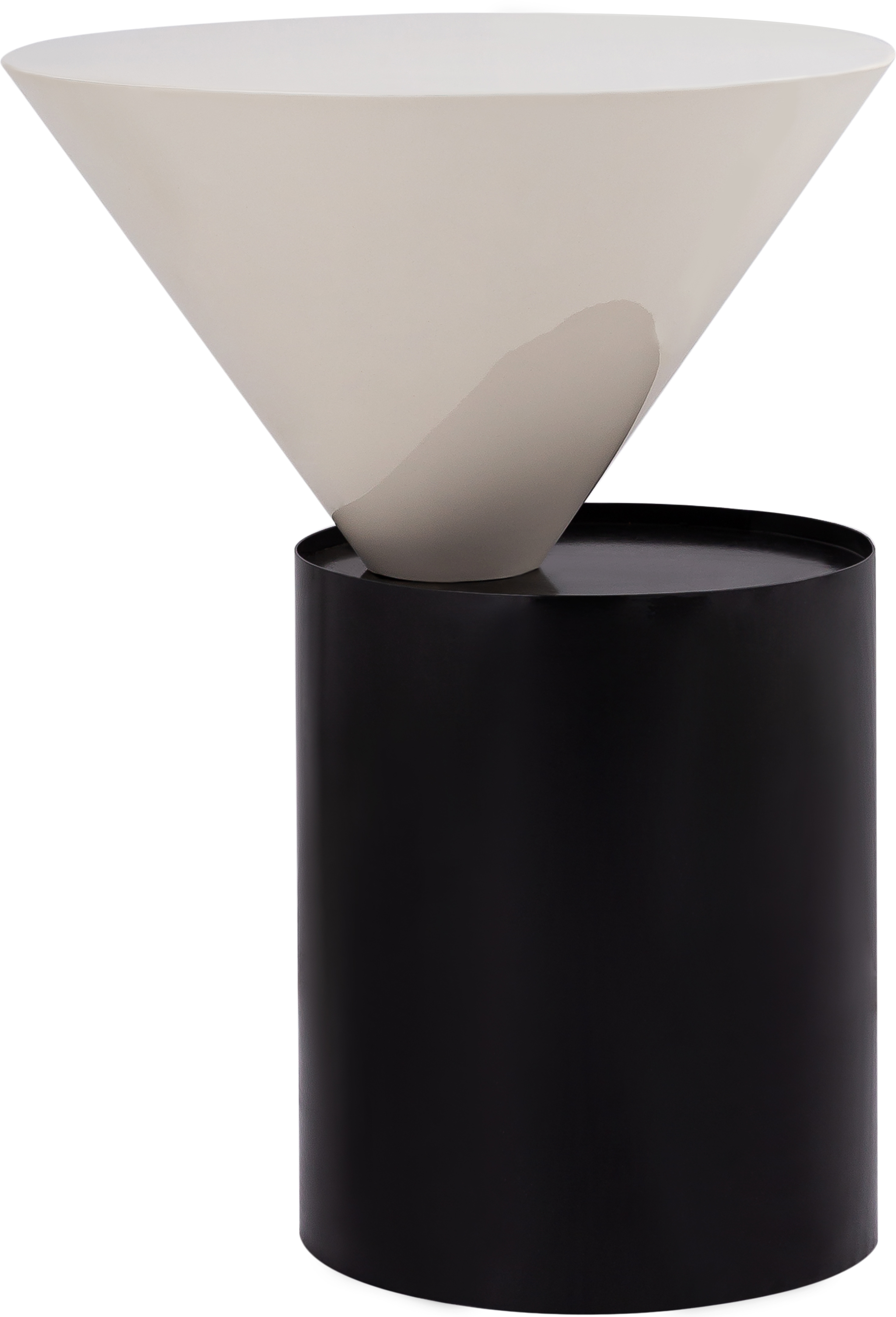 Meridian Furniture Damon White Black End Table