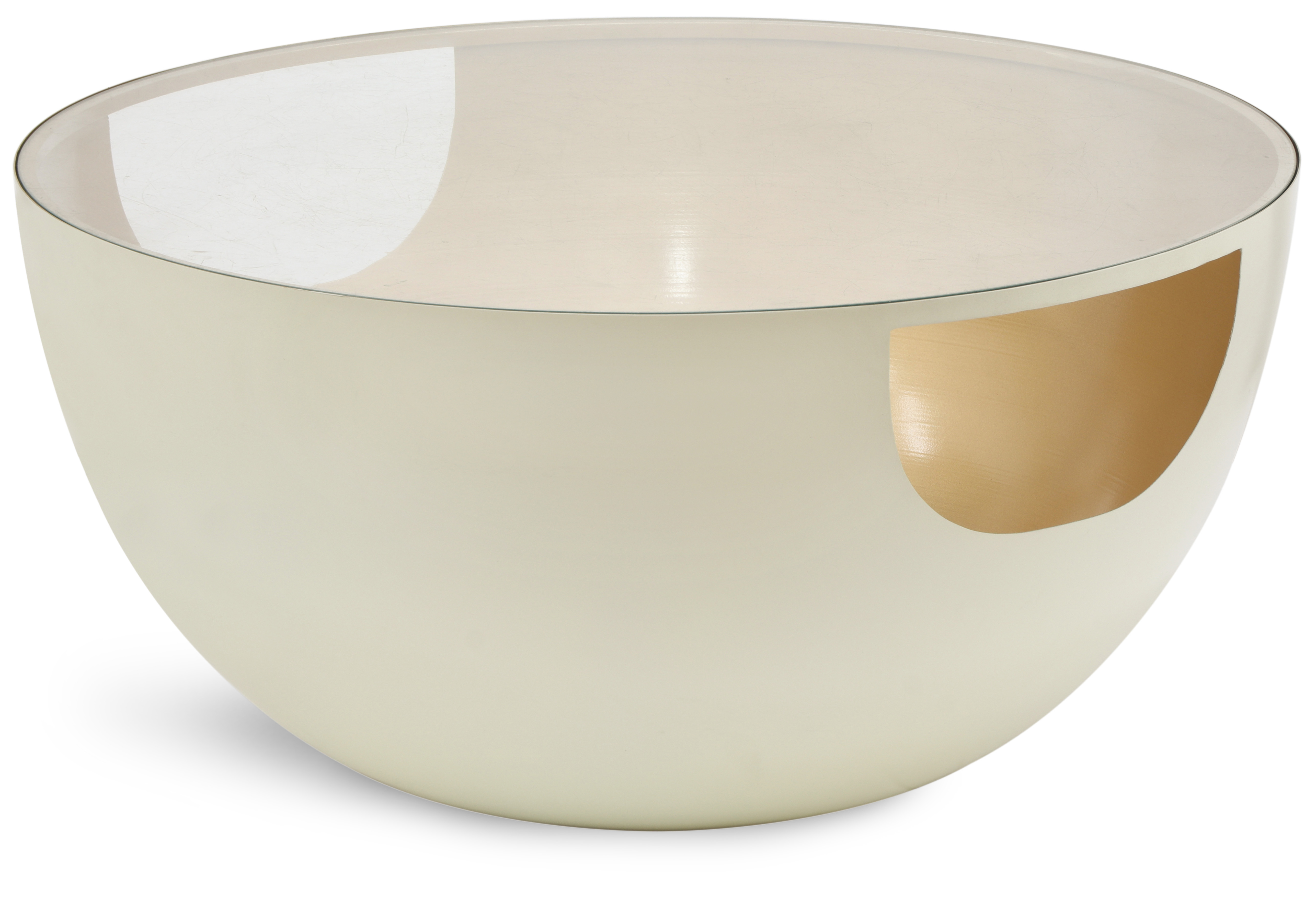 Doma Cream / Gold Coffee Table