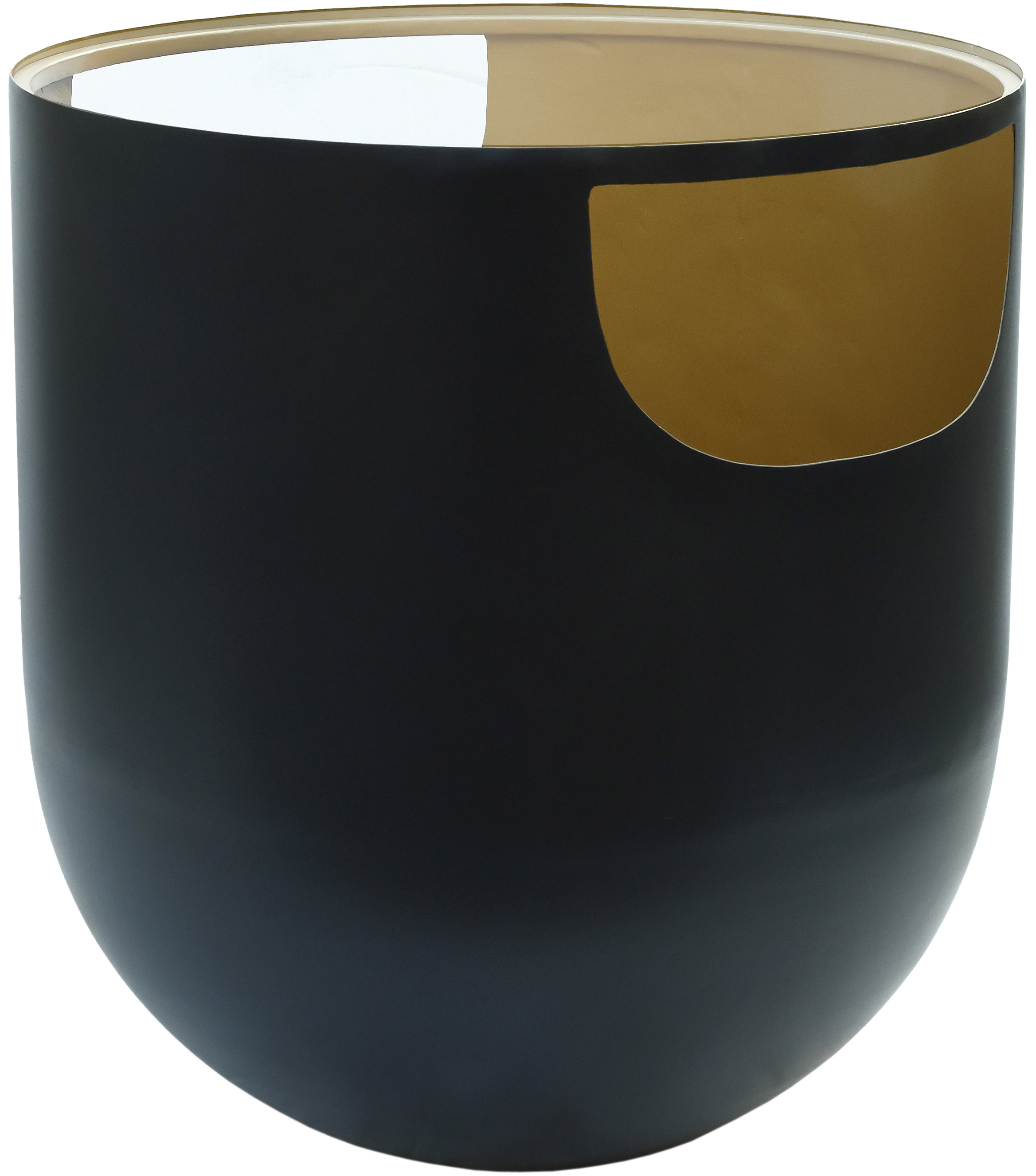 Meridian Furniture Doma Black Gold End Table