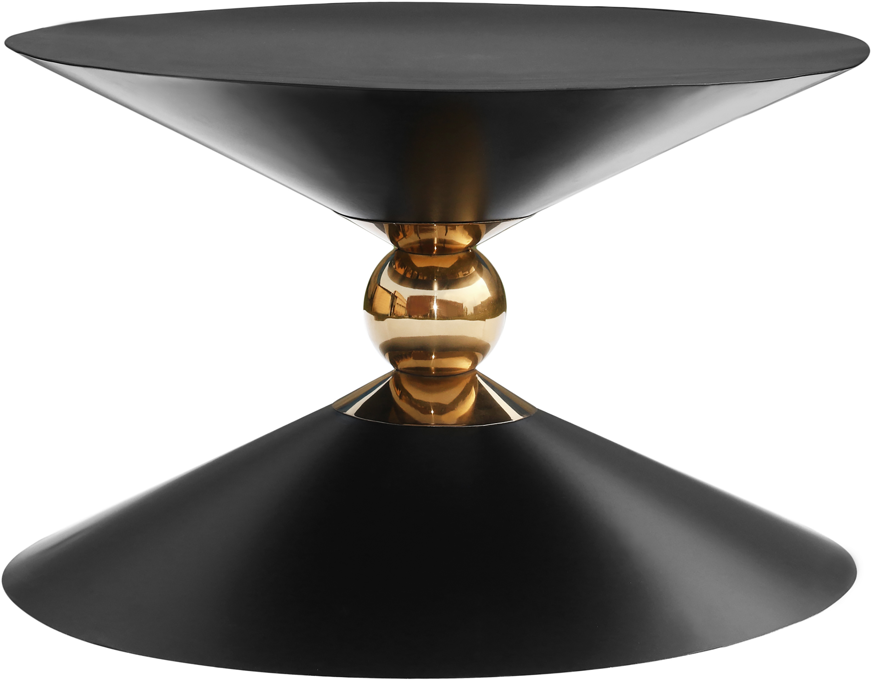 Meridian Furniture Malia Black Gold Coffee Table