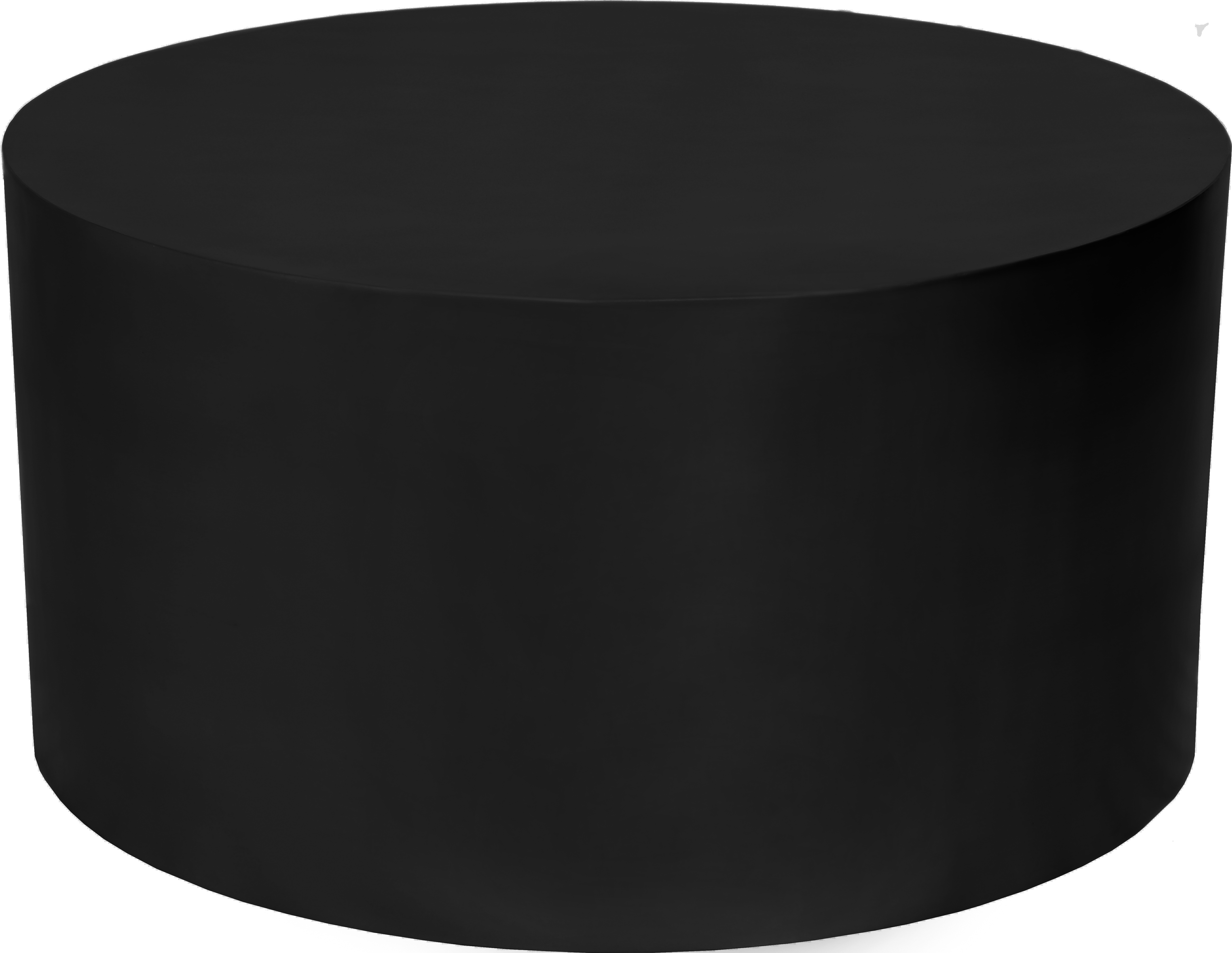 Meridian Furniture Cylinder Matte Black Coffee Table