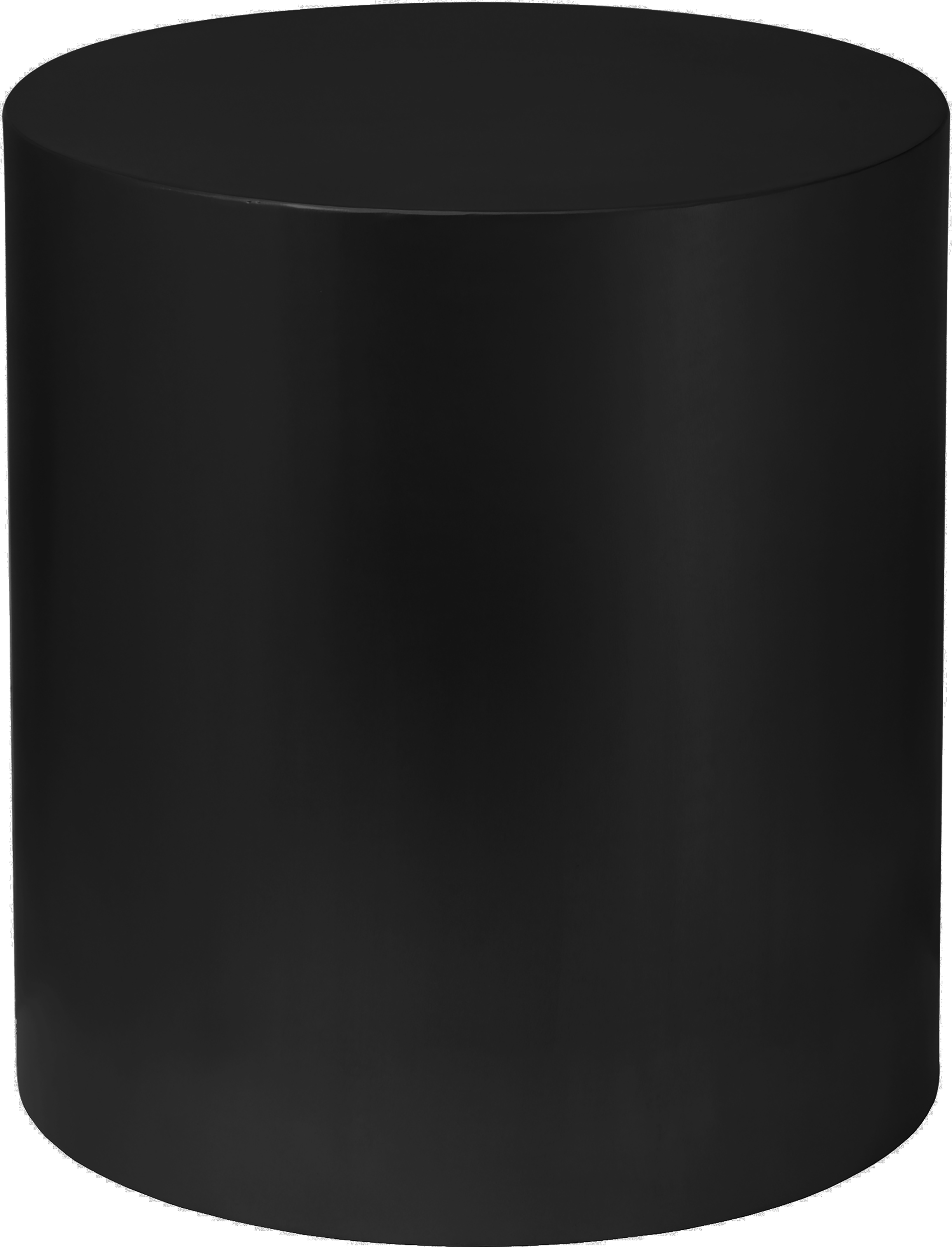Meridian Furniture Cylinder Matte Black End Table