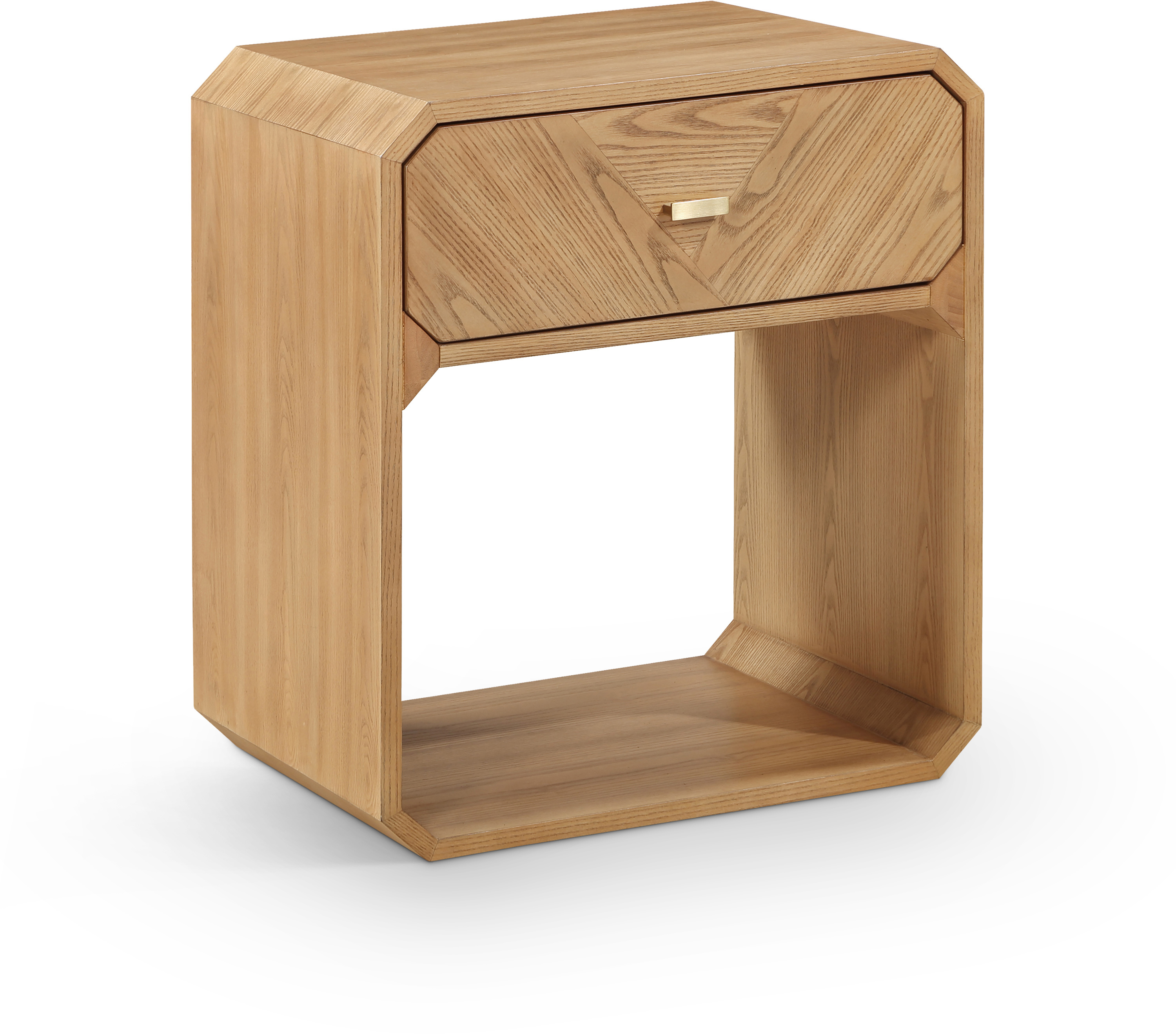 Meridian Furniture Parker Natural Ash Veneer Night stand