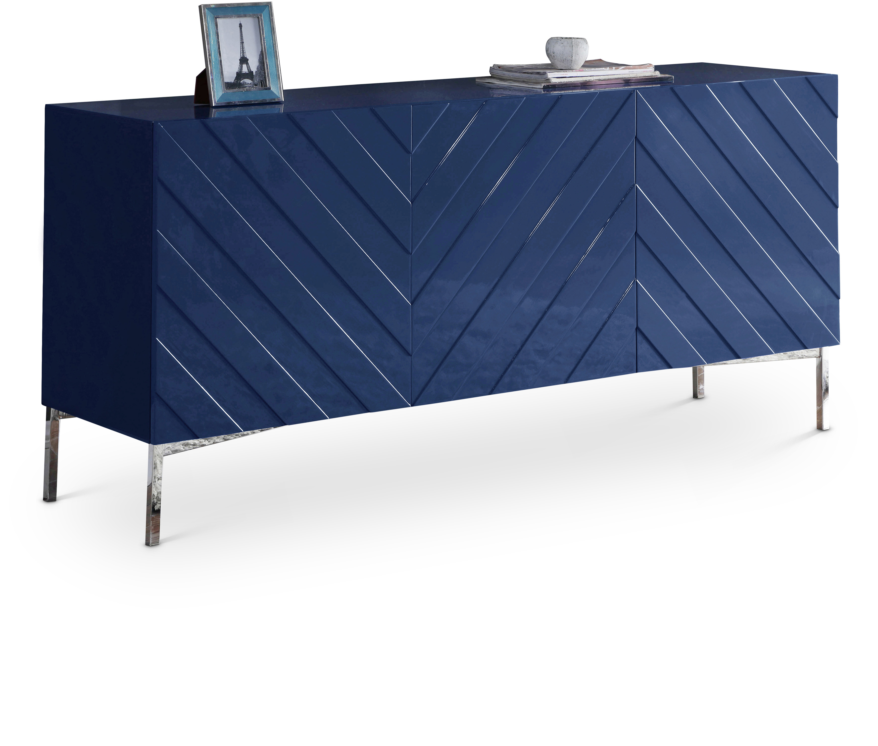 Meridian Furniture Collette Navy Blue Sideboard Buffet