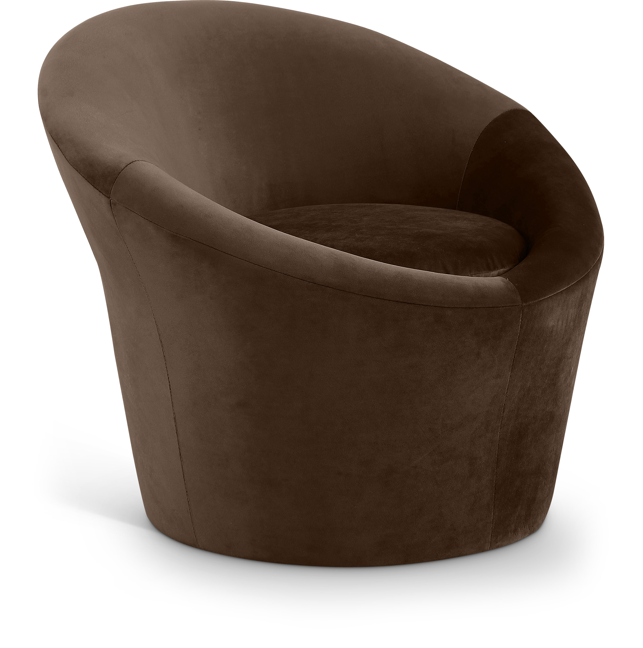 Meridian Furniture Tristan Brown Velvet Accent Chair