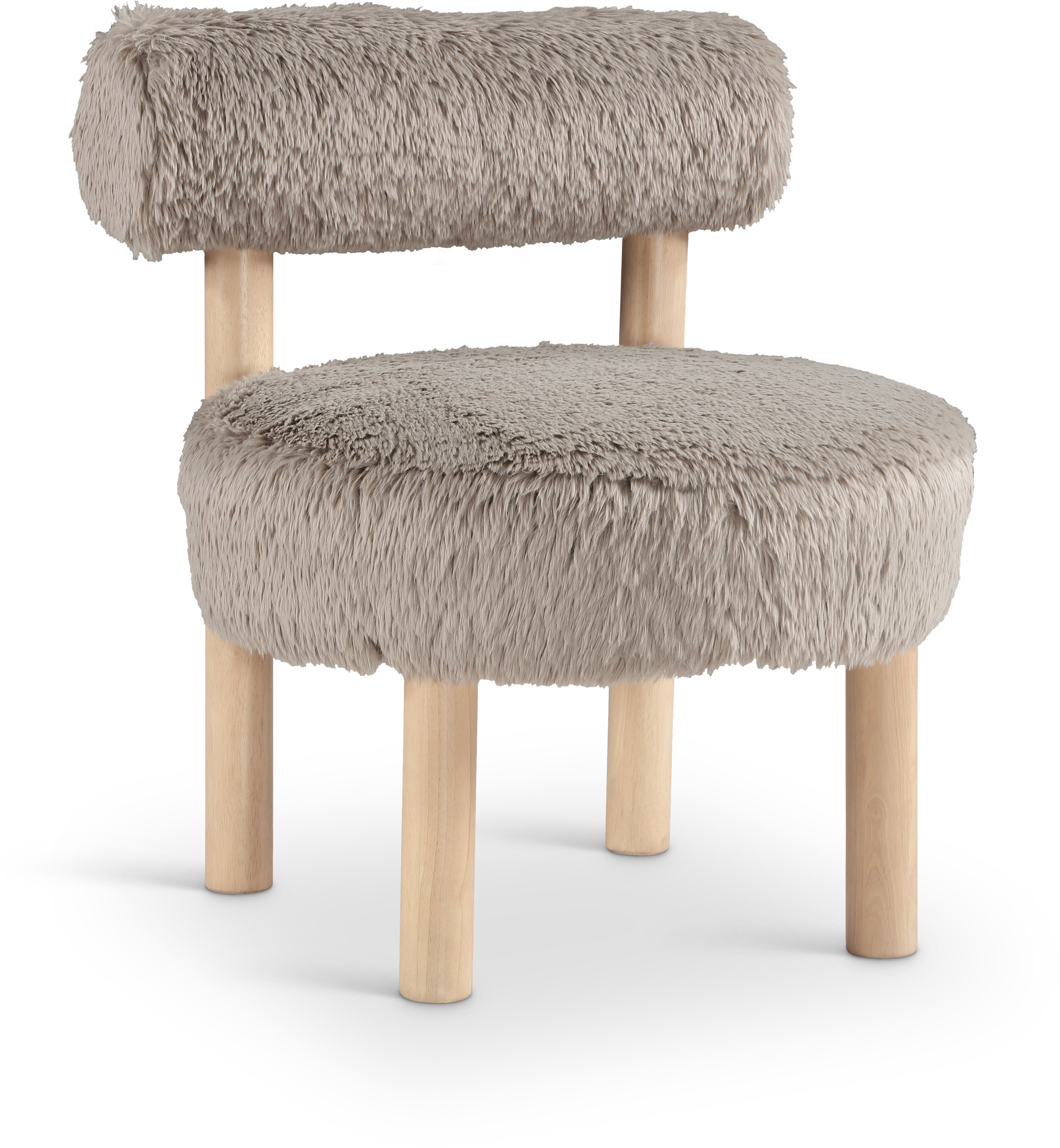 Meridian Furniture Ambre Beige Natural Accent Chair