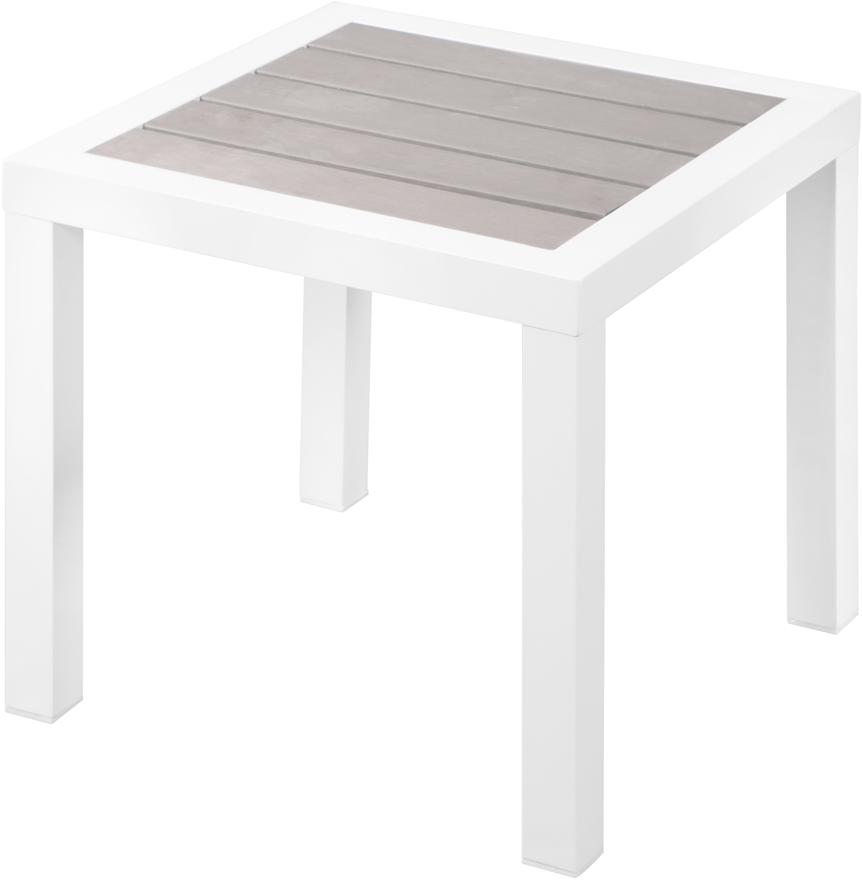Meridian Furniture Nizuc Grey Outdoor End Table