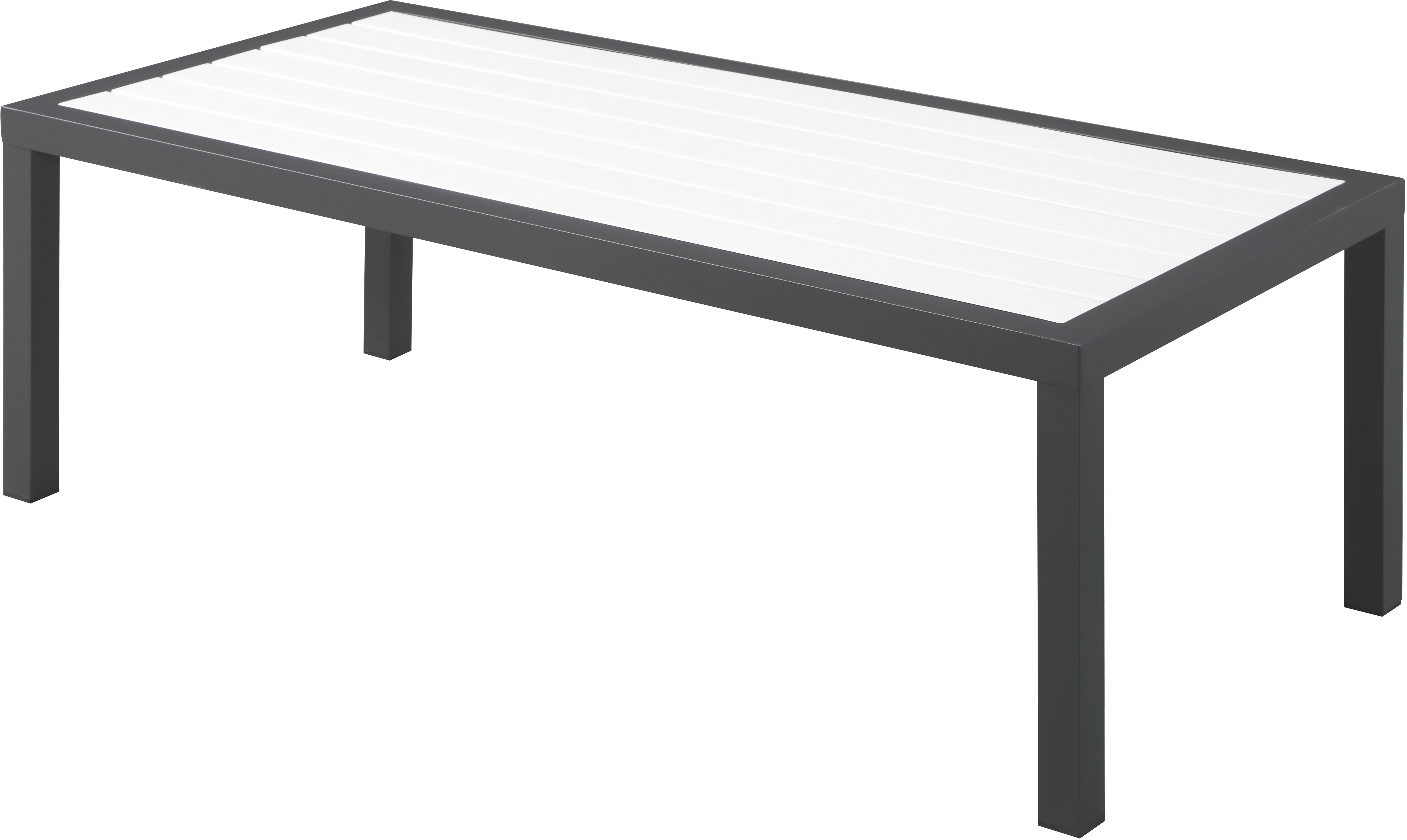 Meridian Furniture Nizuc White Outdoor Coffee Table