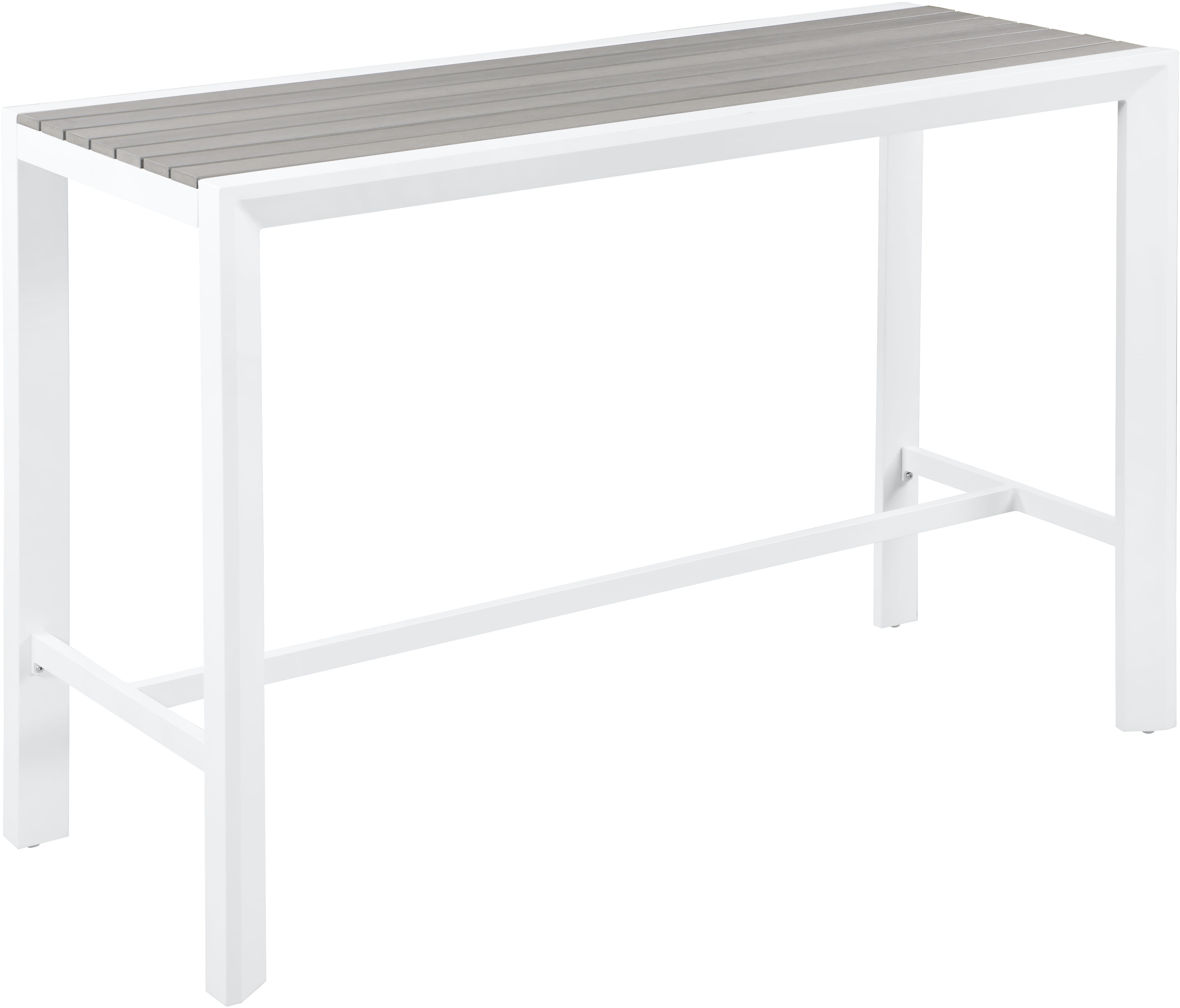 Meridian Furniture Nizuc Grey Black 5pc Outdoor Bar Set