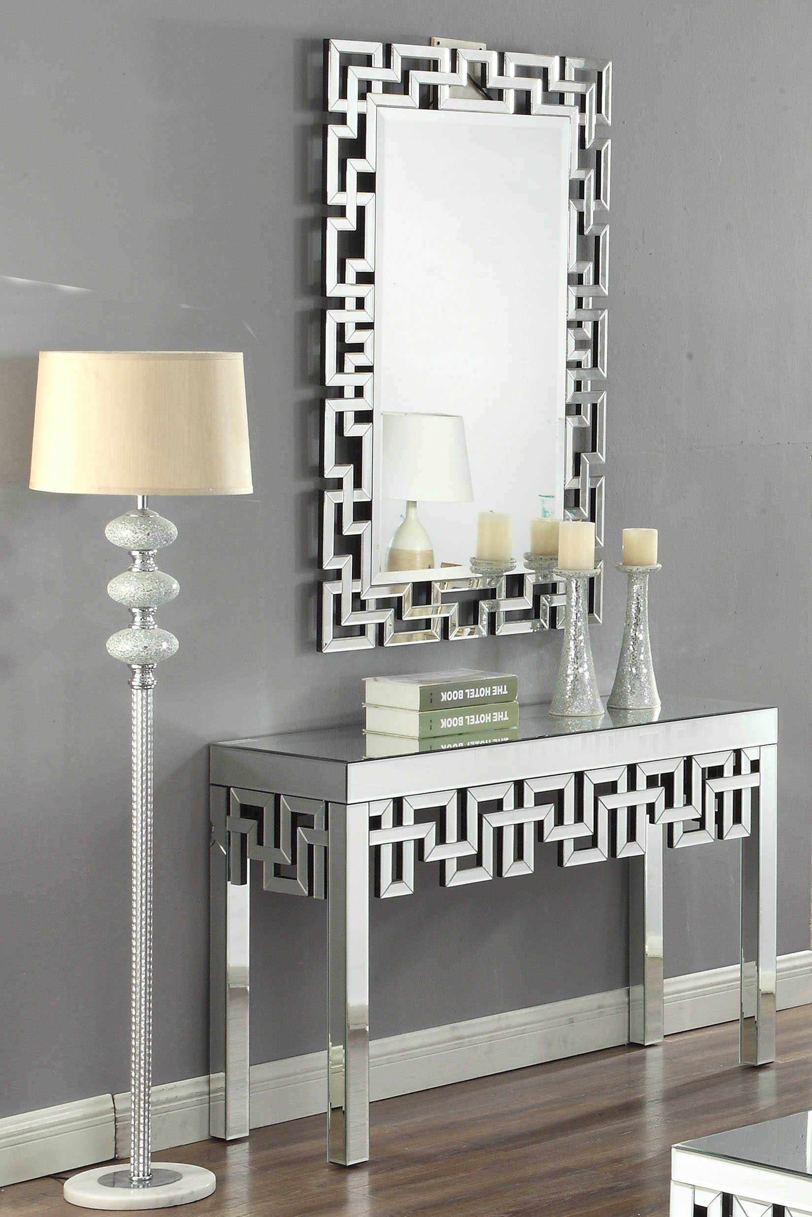 Design Edge Kinchela  Console and Mirror Set