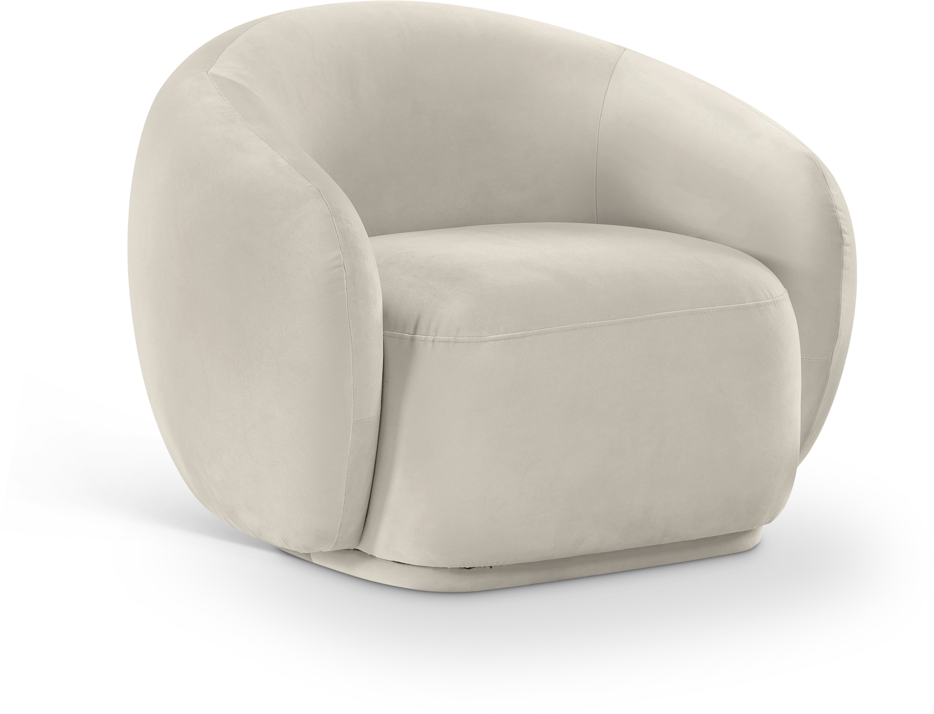 Emery Cream Velvet Chair