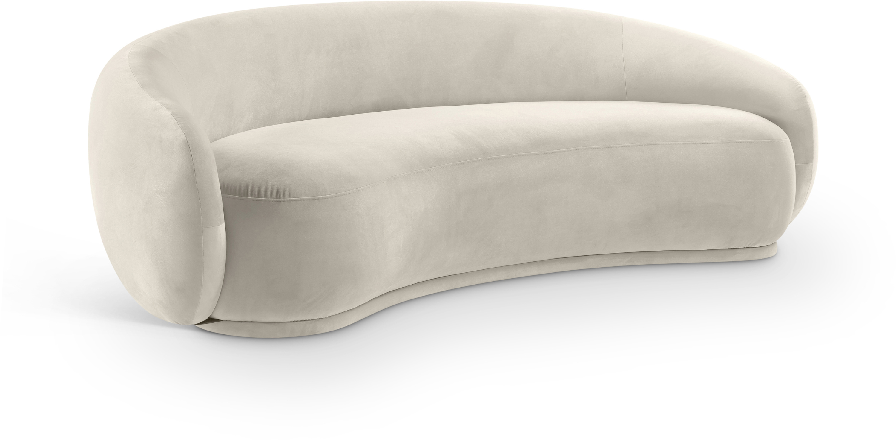 Emery Cream Velvet Sofa