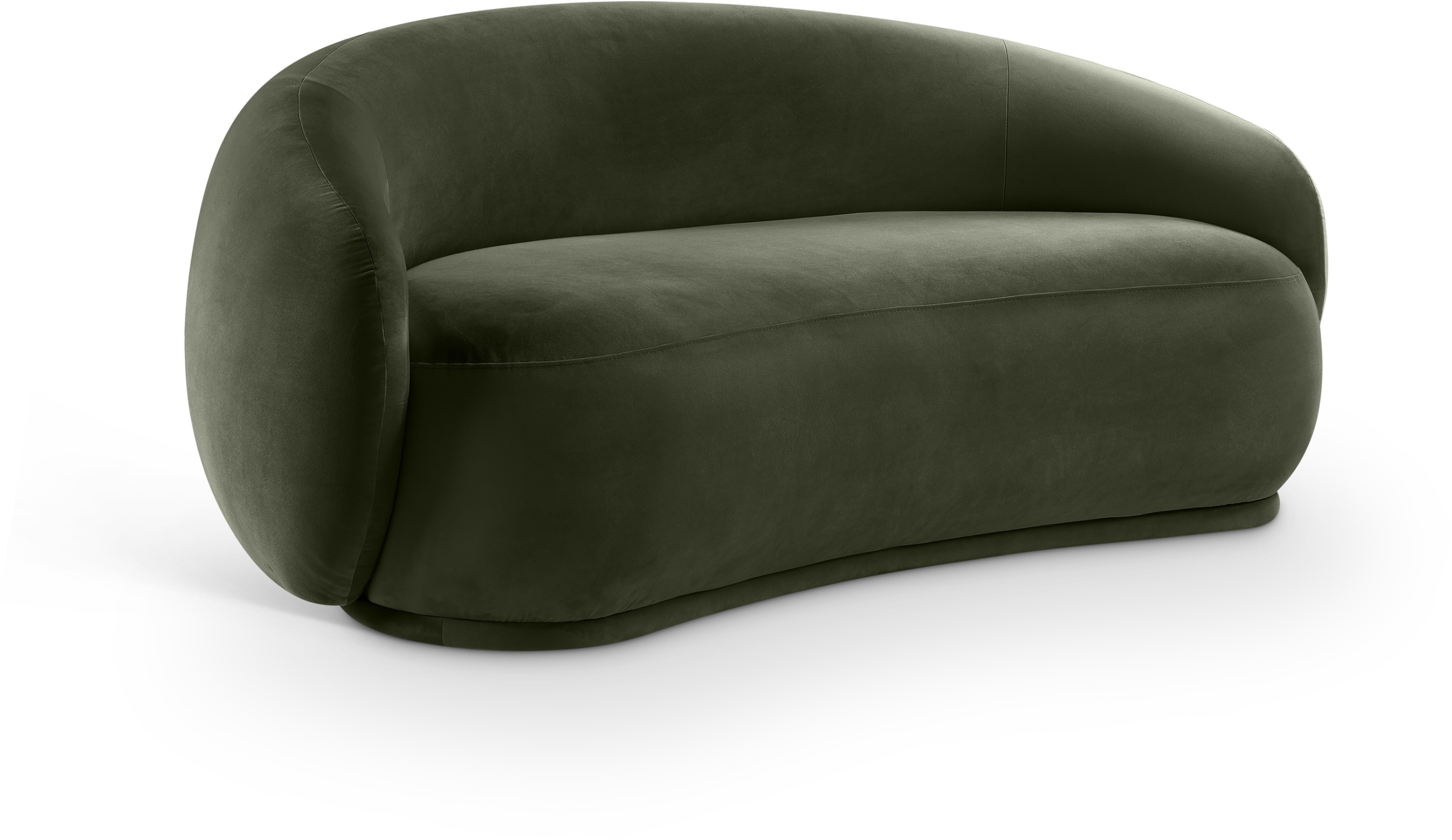 Emery Green Velvet Loveseat