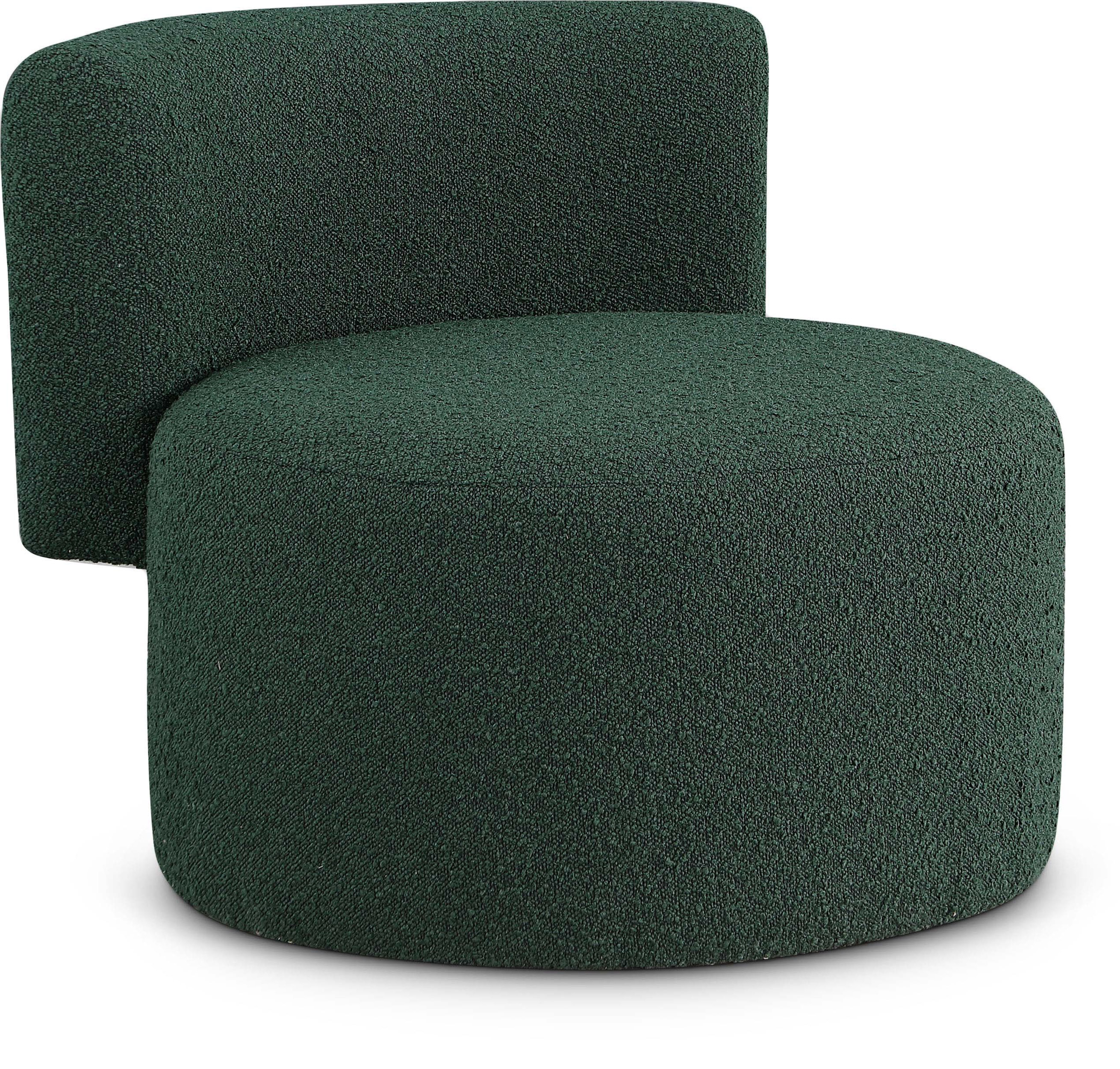 Meridian Furniture Como Green Fabric Accent Chair