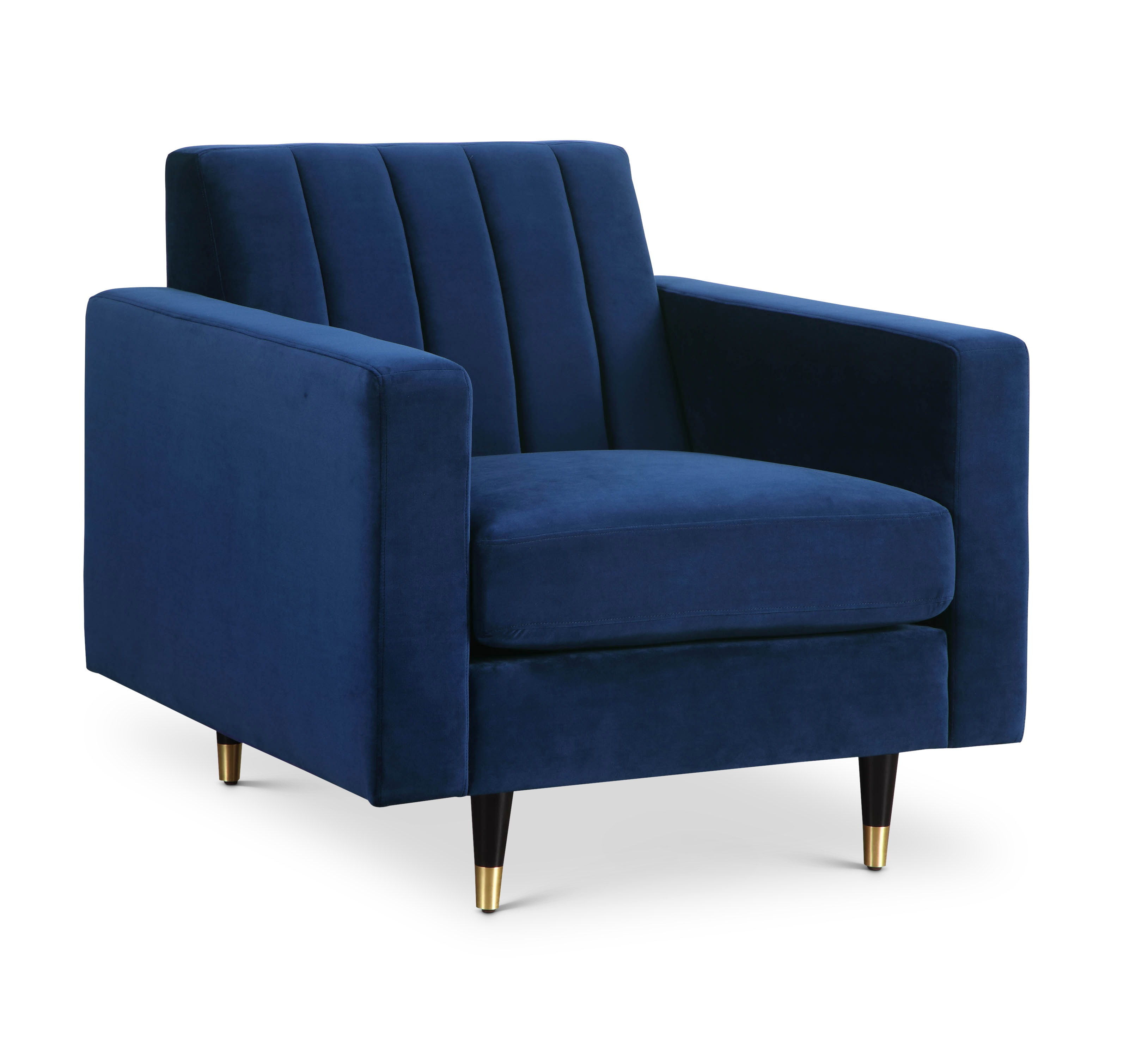 Lola Navy Velvet Chair