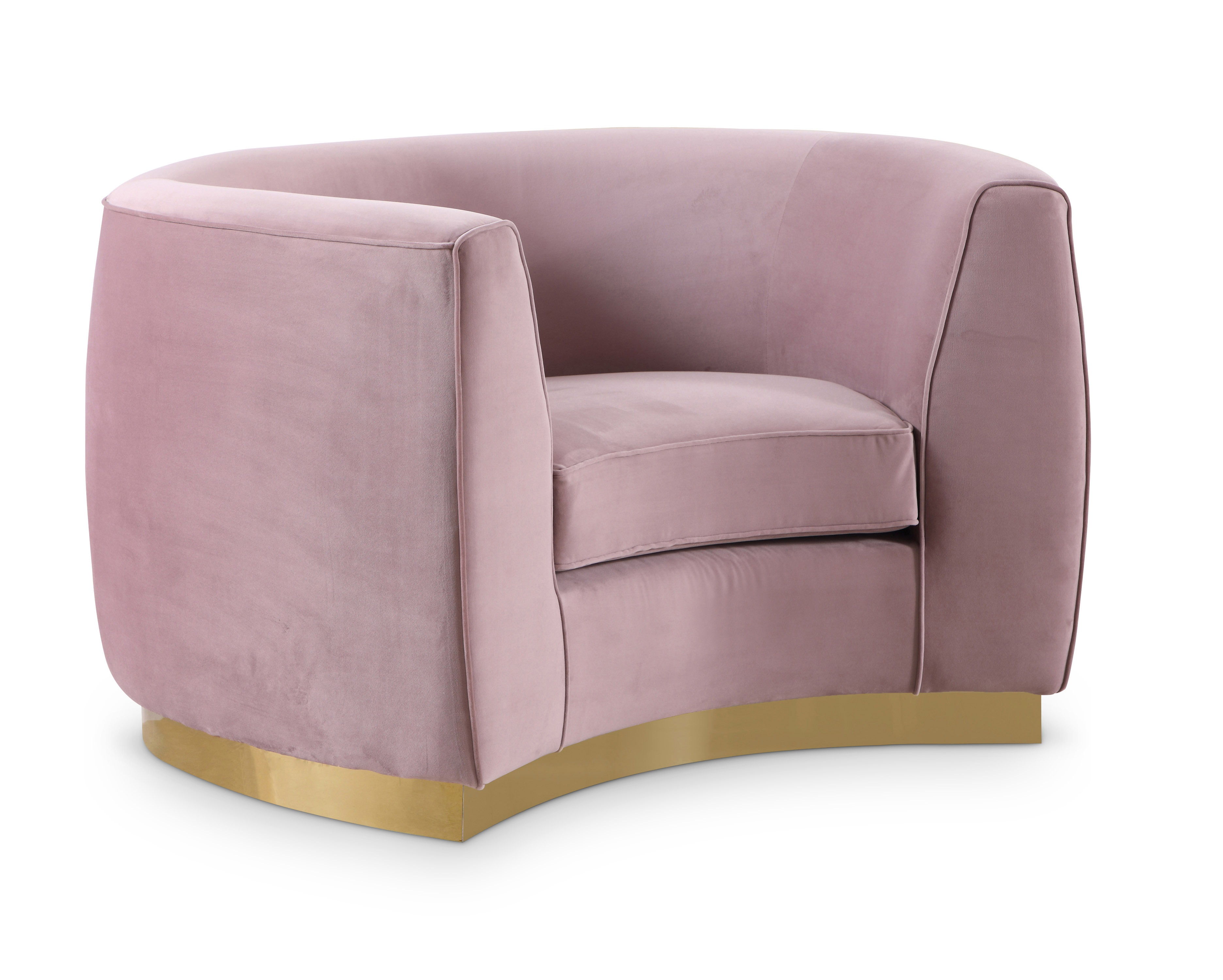 Julian Pink Velvet Chair