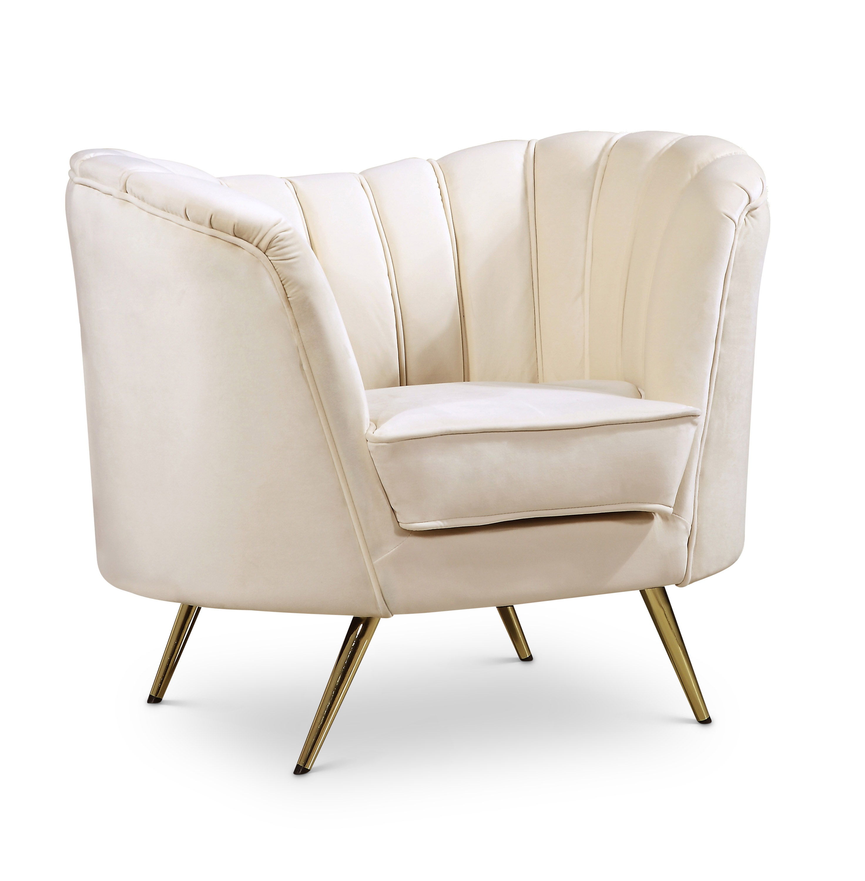 Woodburn Cream Velvet Chair