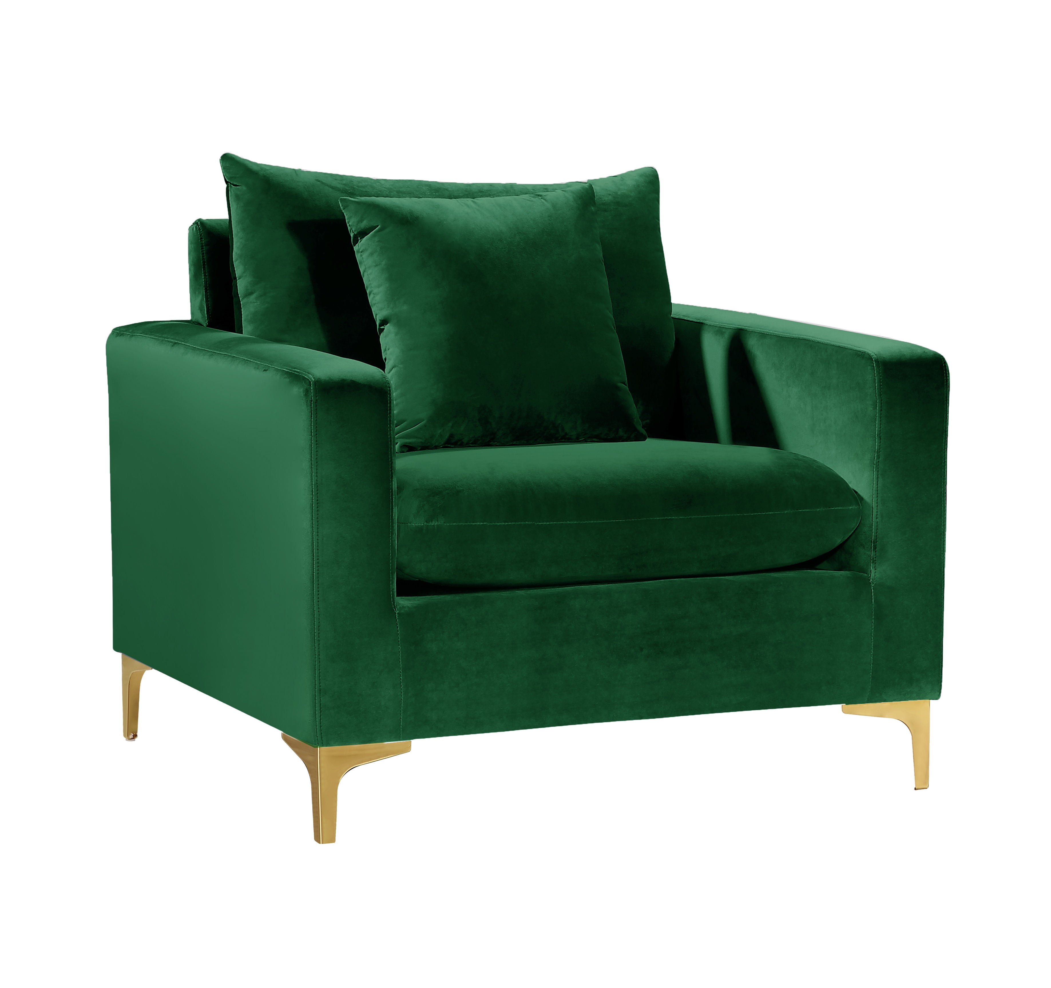 Naomi Green Velvet Chair