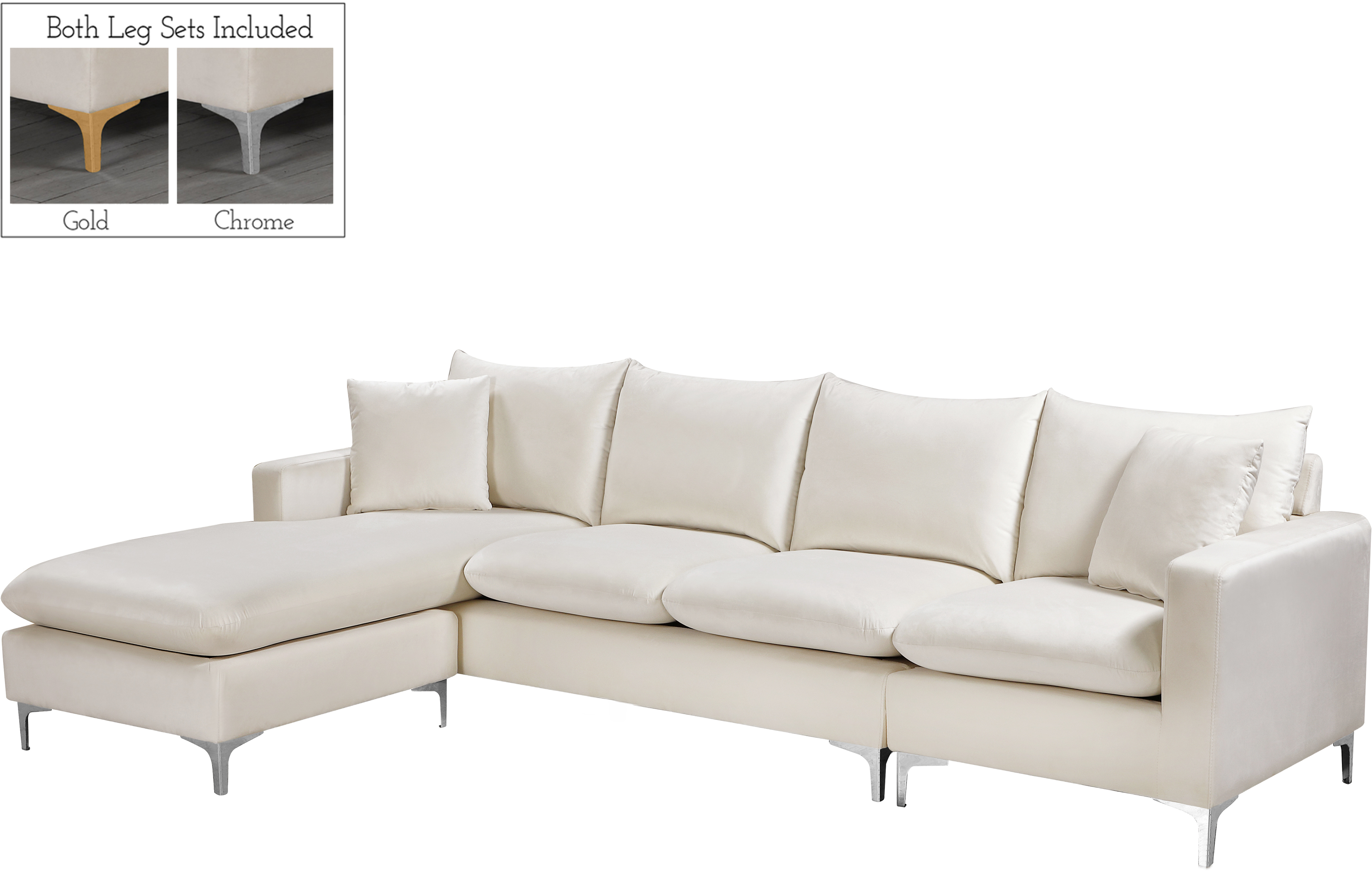 Meridian Furniture Naomi Sectional - Thumbnail 4