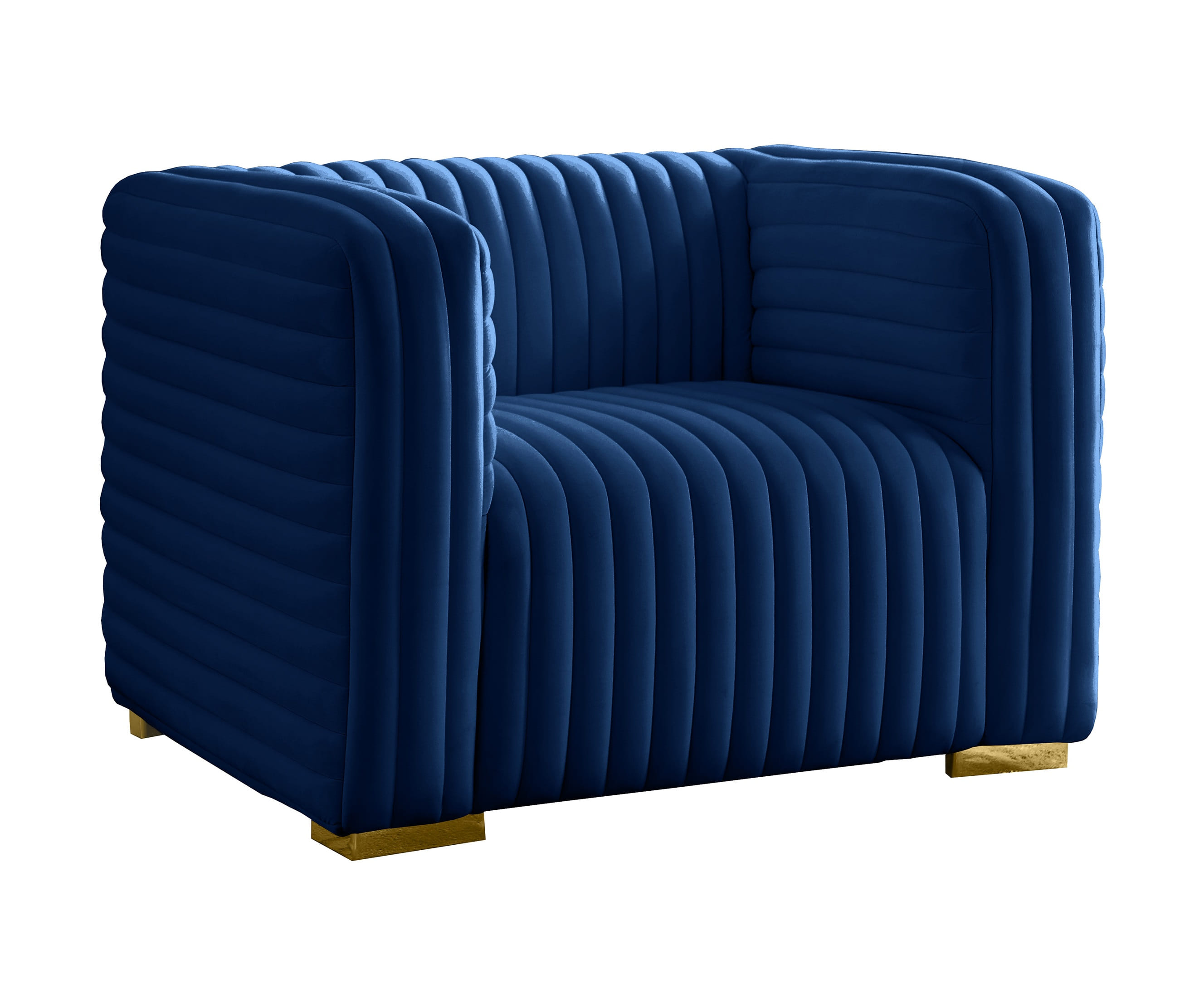 Ravish Navy Velvet Chair