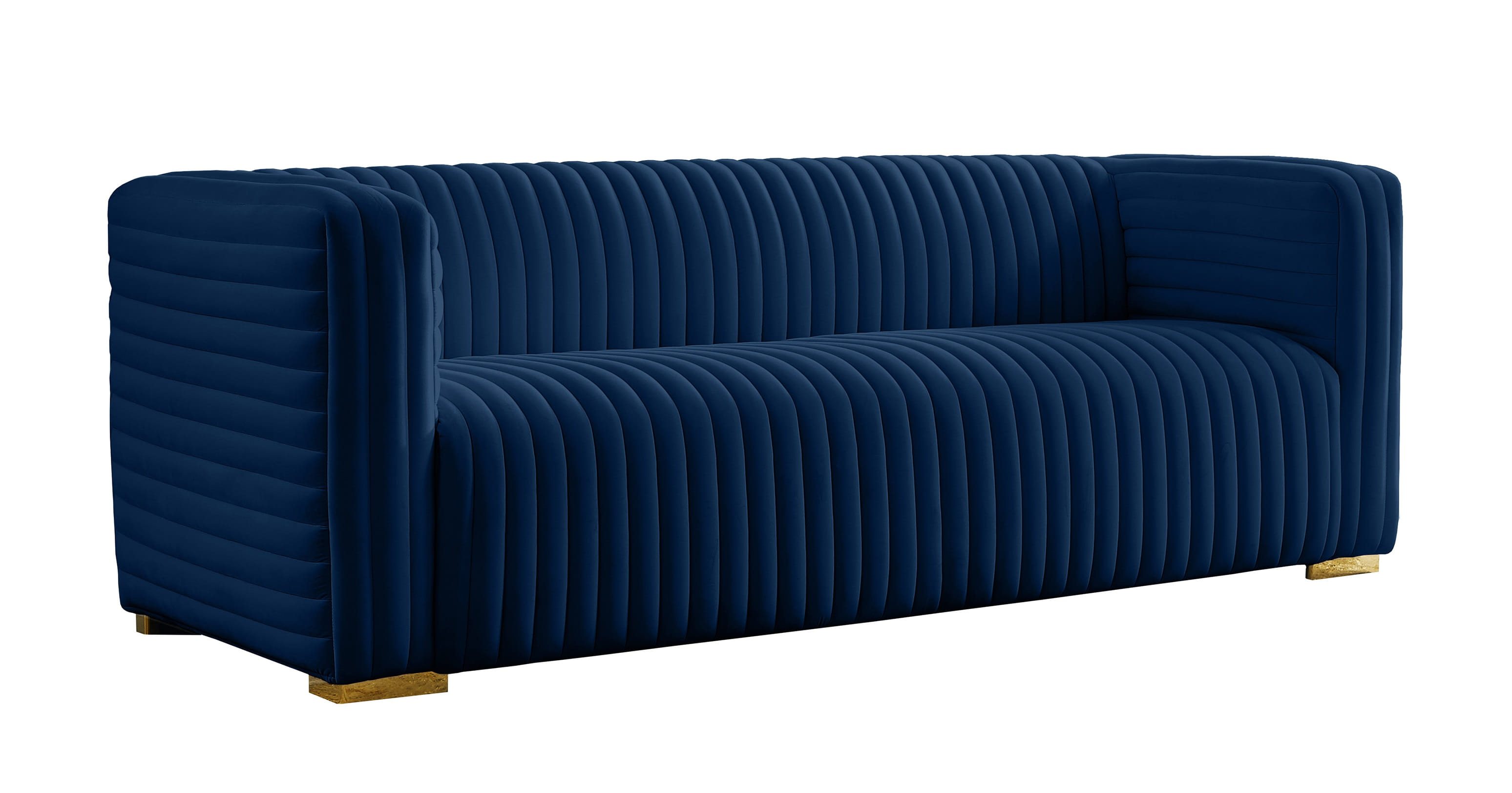 Ravish Navy Velvet Sofa