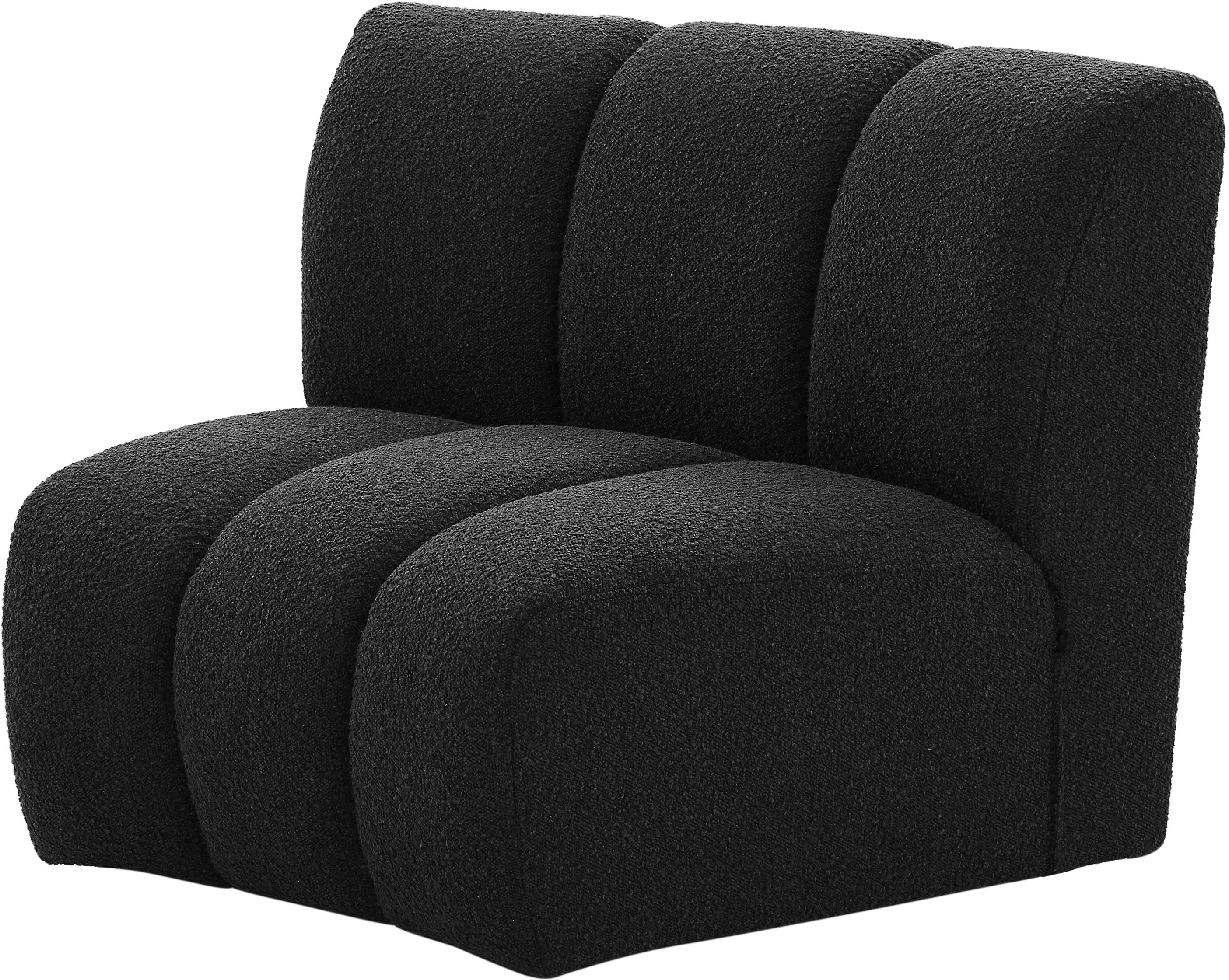 Meridian Furniture Infinity Black Fabric Modular Chair
