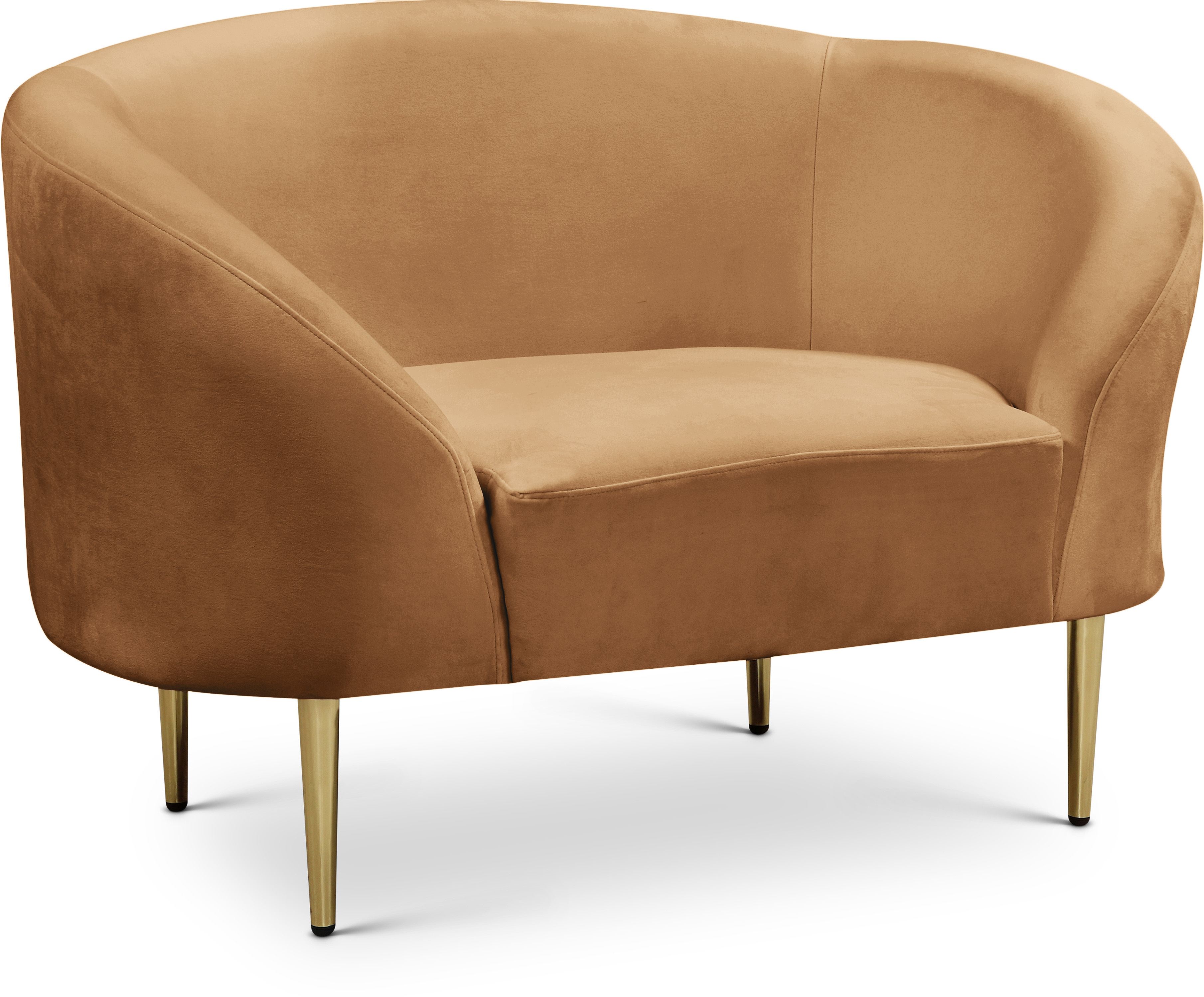 Ritz Saddle Velvet Chair
