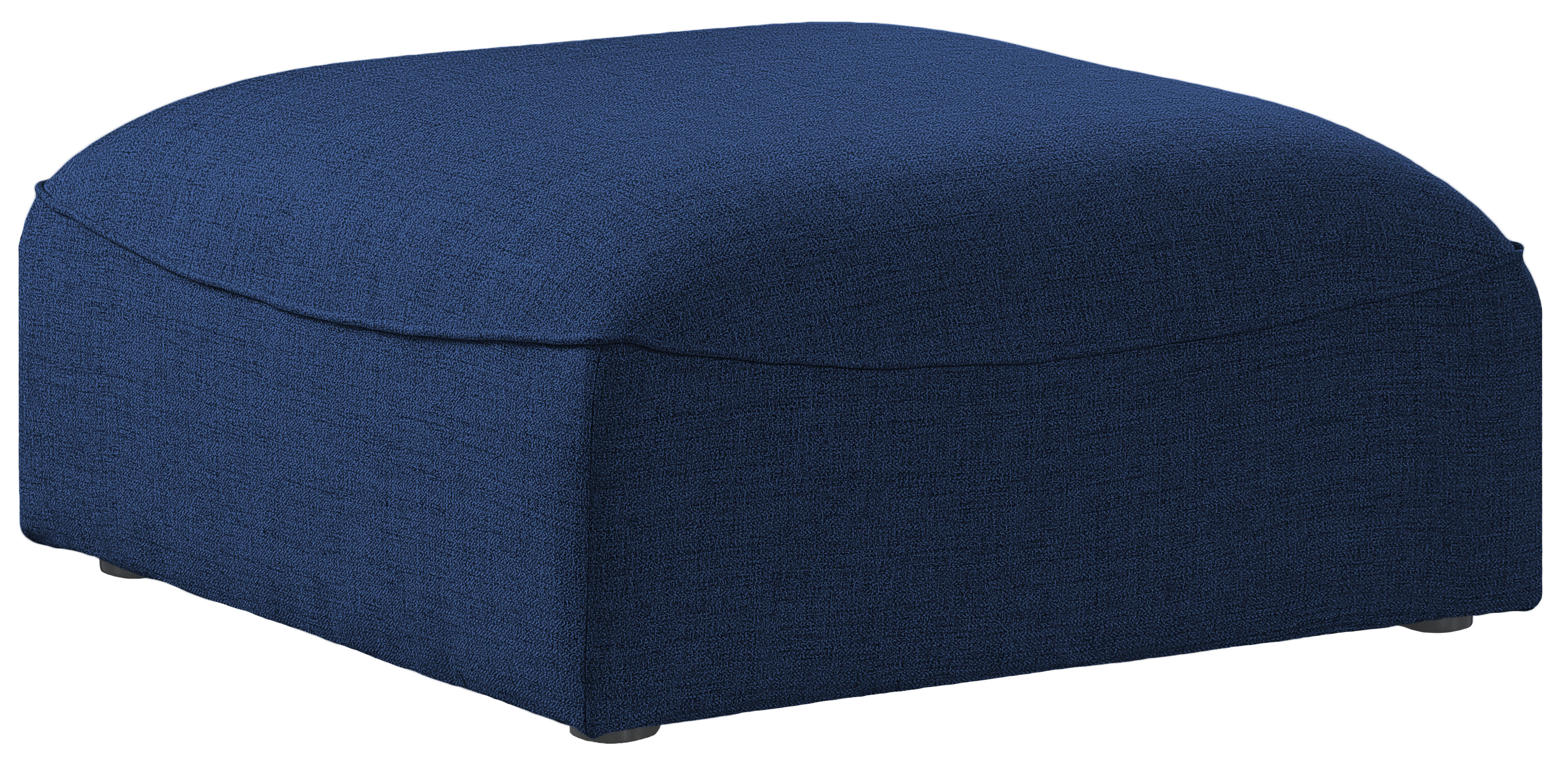 Meridian Furniture Miramar Navy Ottoman