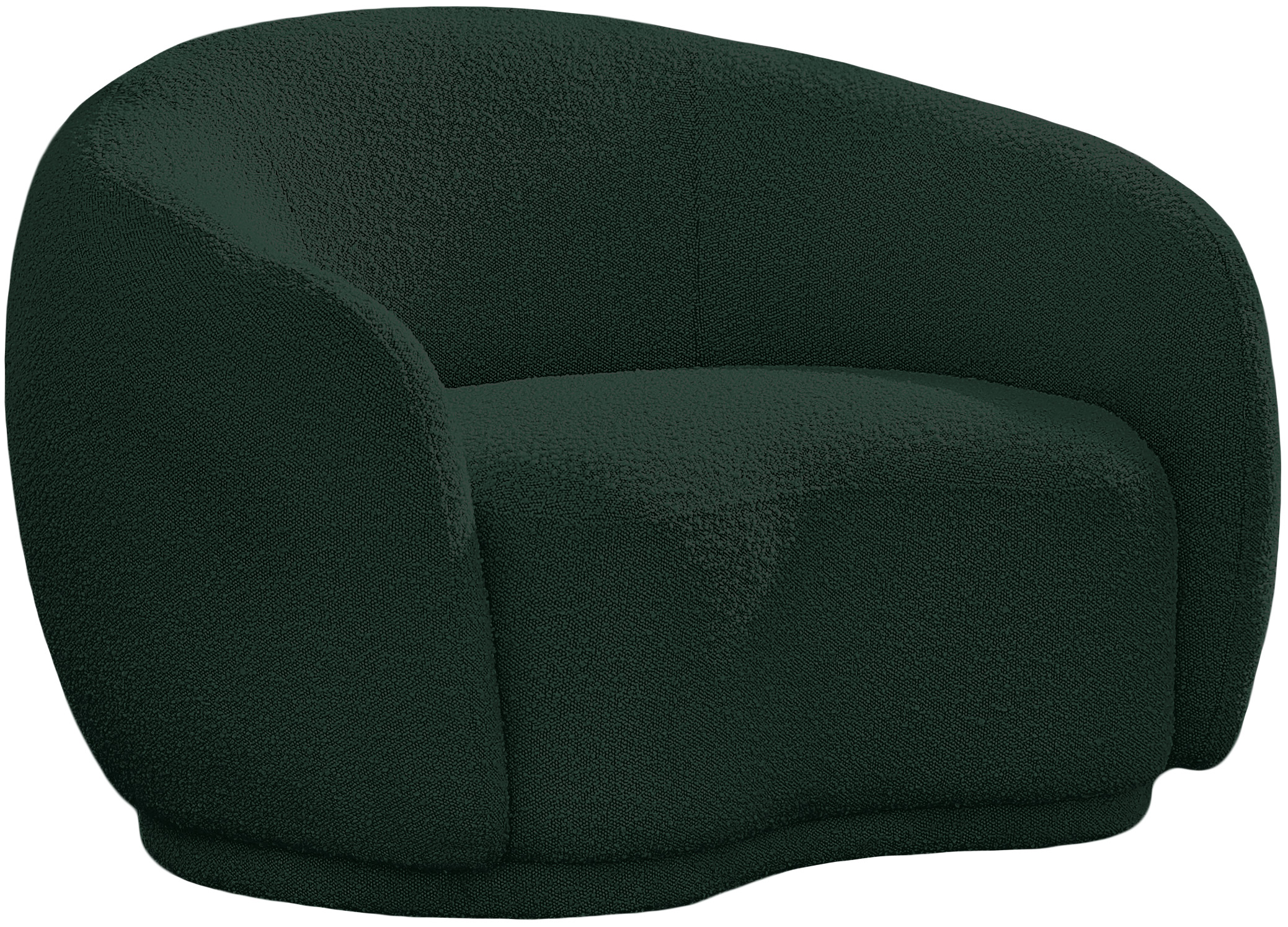 Hyde Green Boucle Fabric Chair
