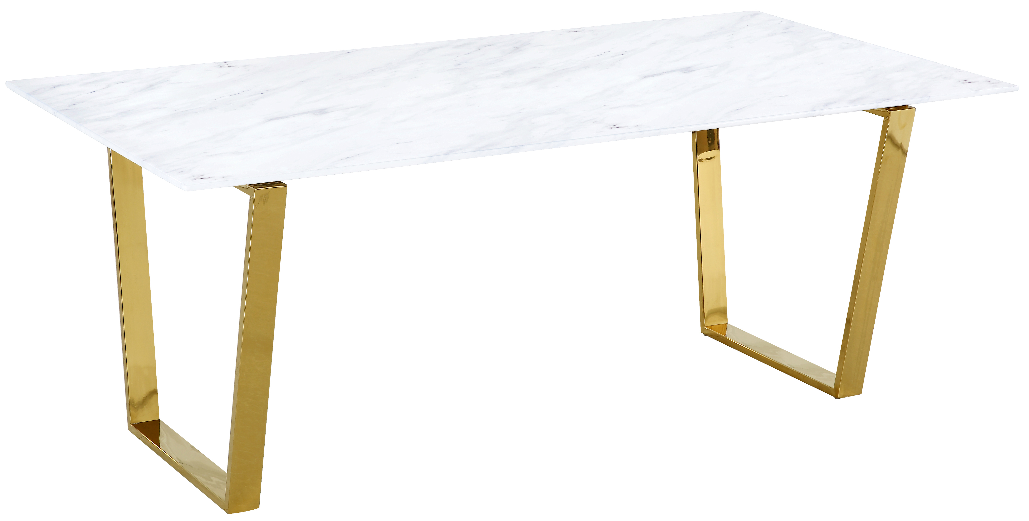 Design Edge Manilla  Gold Dining Table