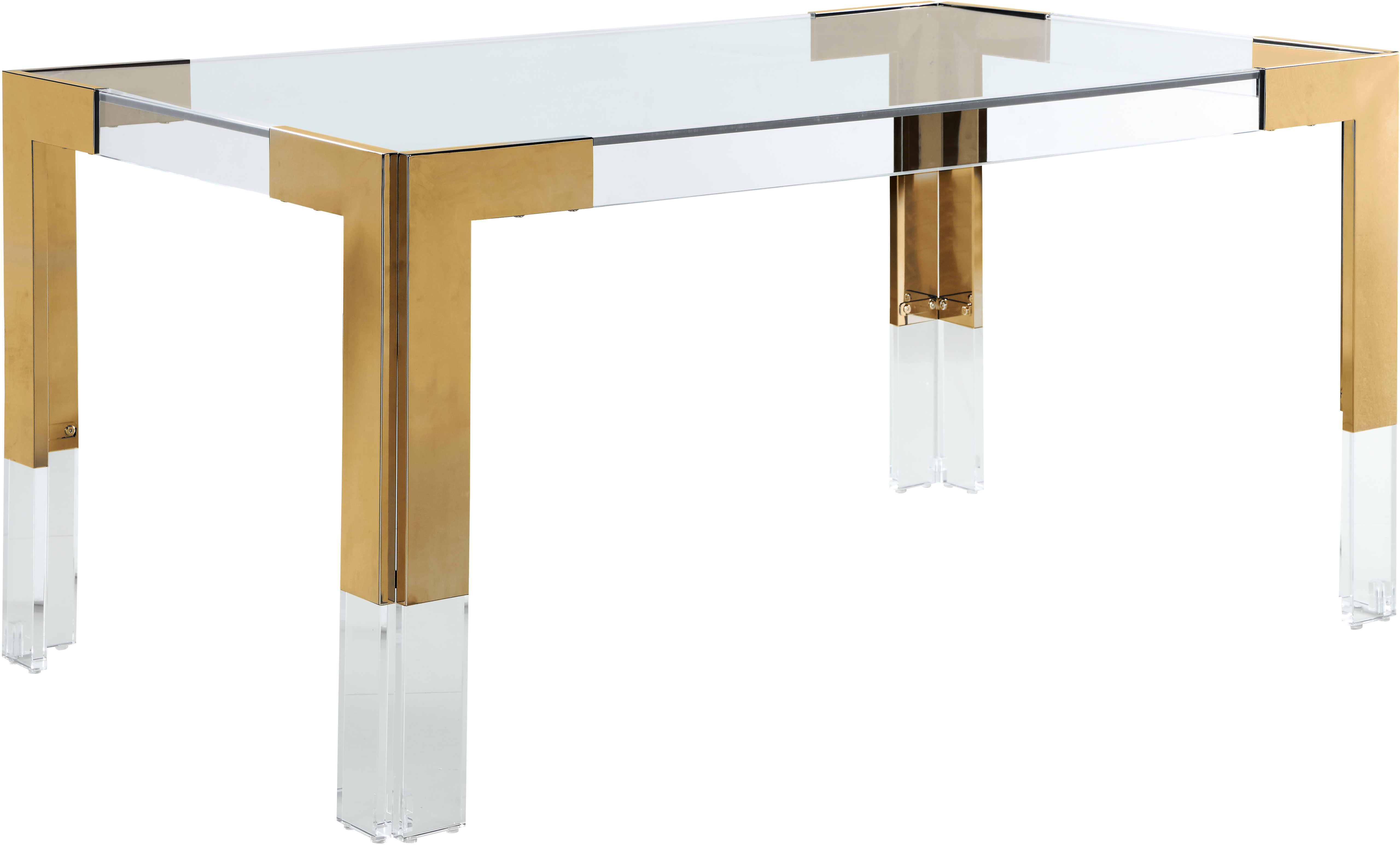 Meridian Furniture Casper Rich Gold Dining Table