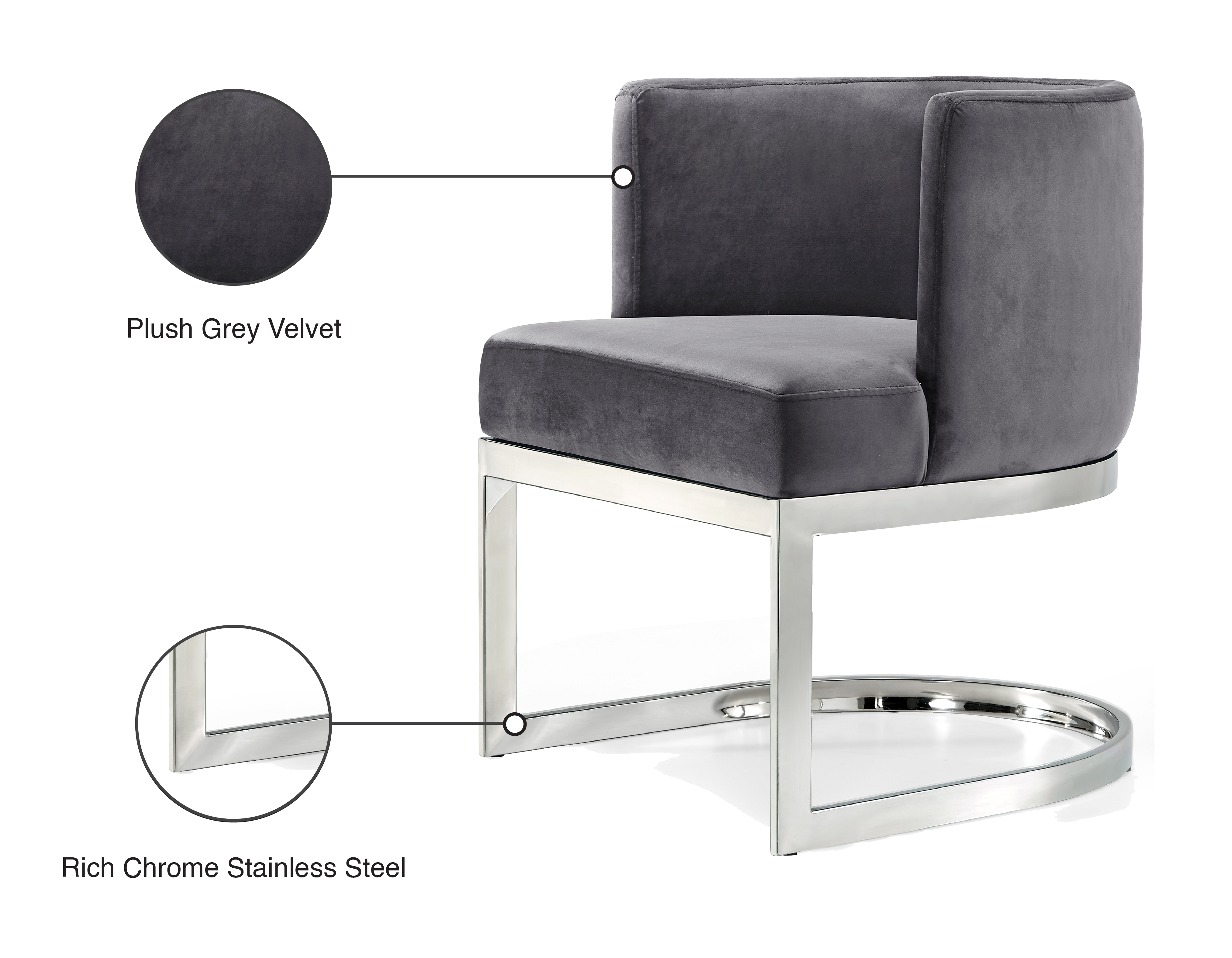 Meridian Furniture Gianna Dining Chair