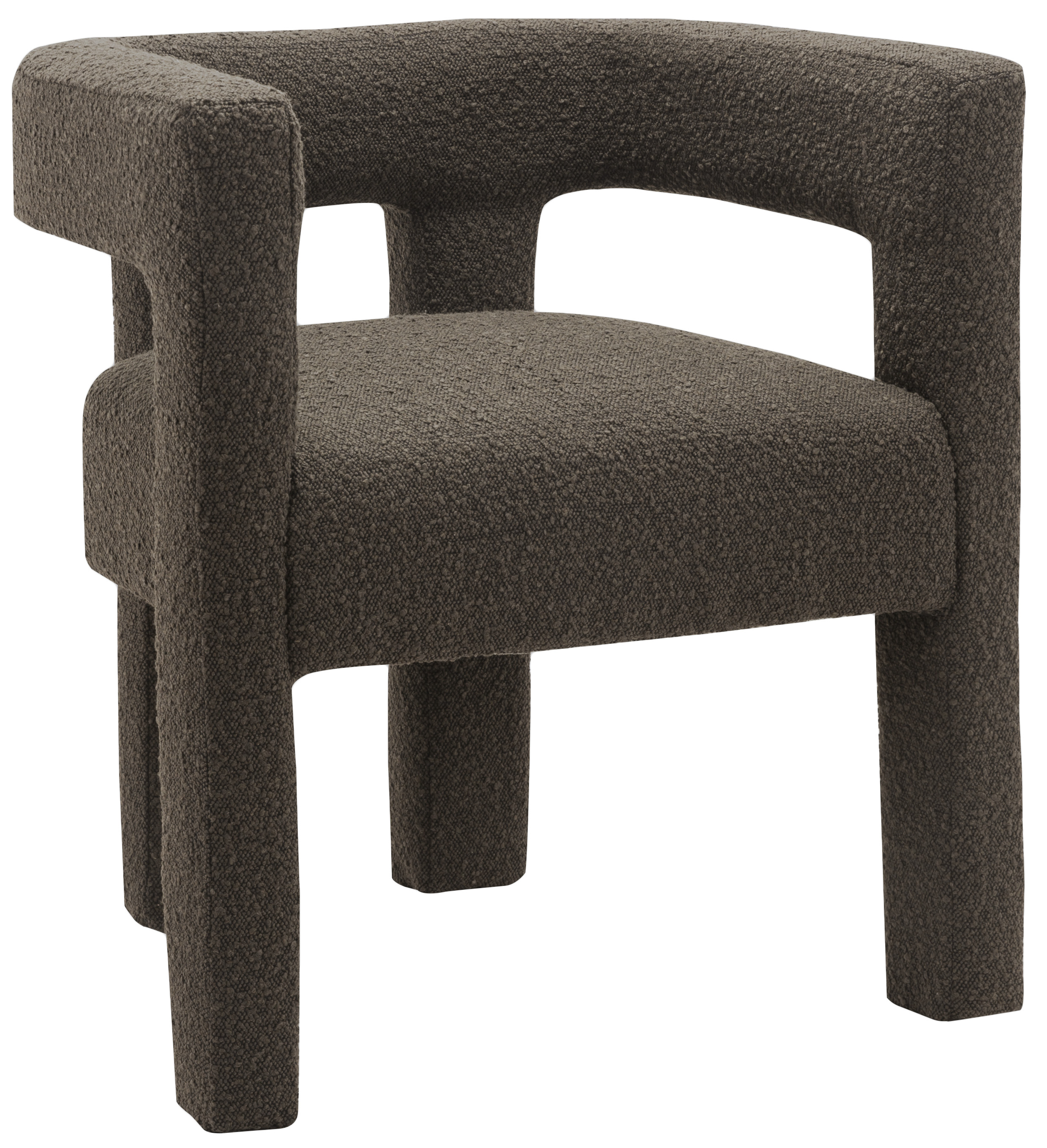 Meridian Furniture Athena Brown Fabric Accent Dining Chair