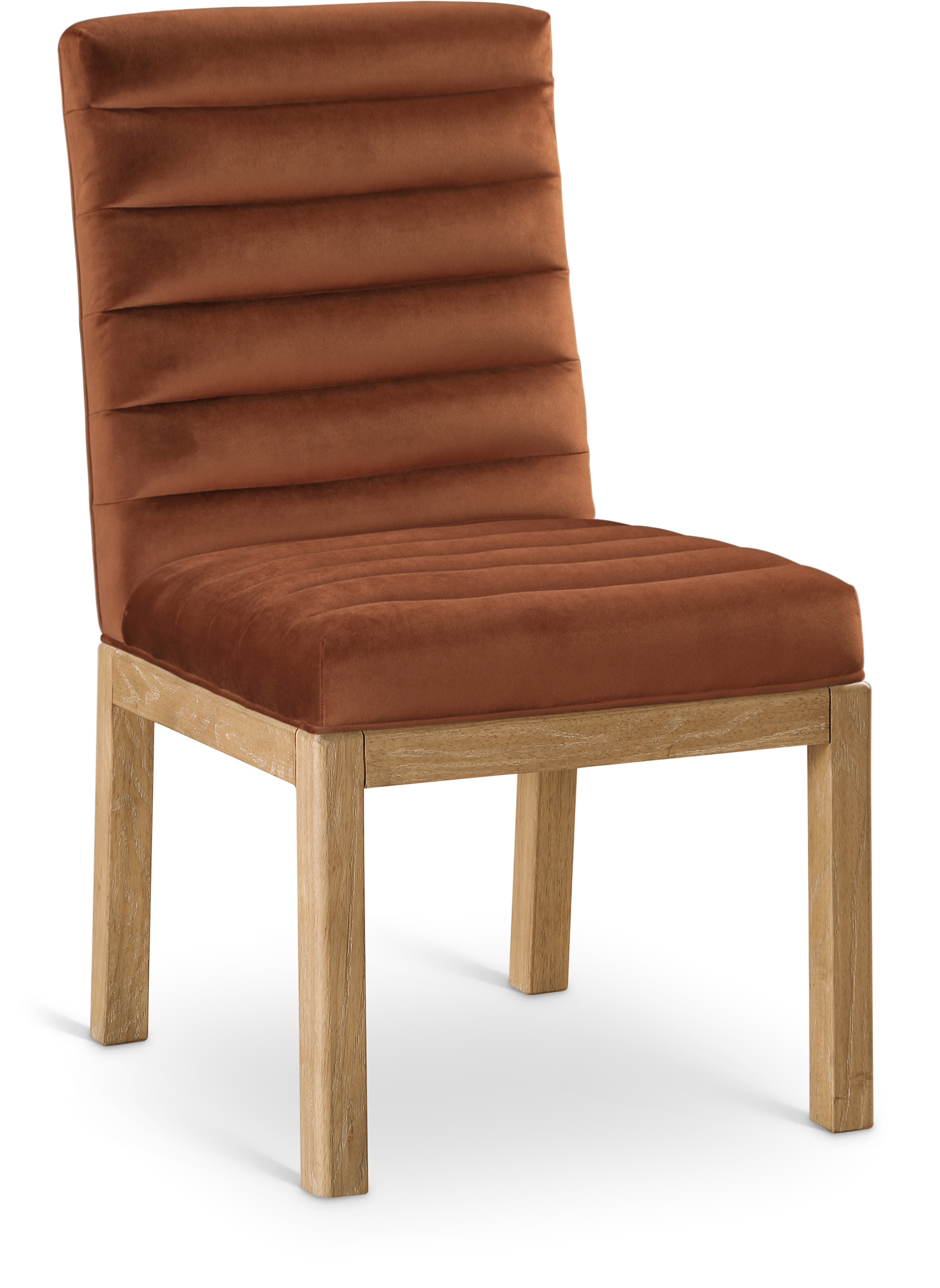 Meridian Furniture - Evelyn Cognac Velvet Dining Chair