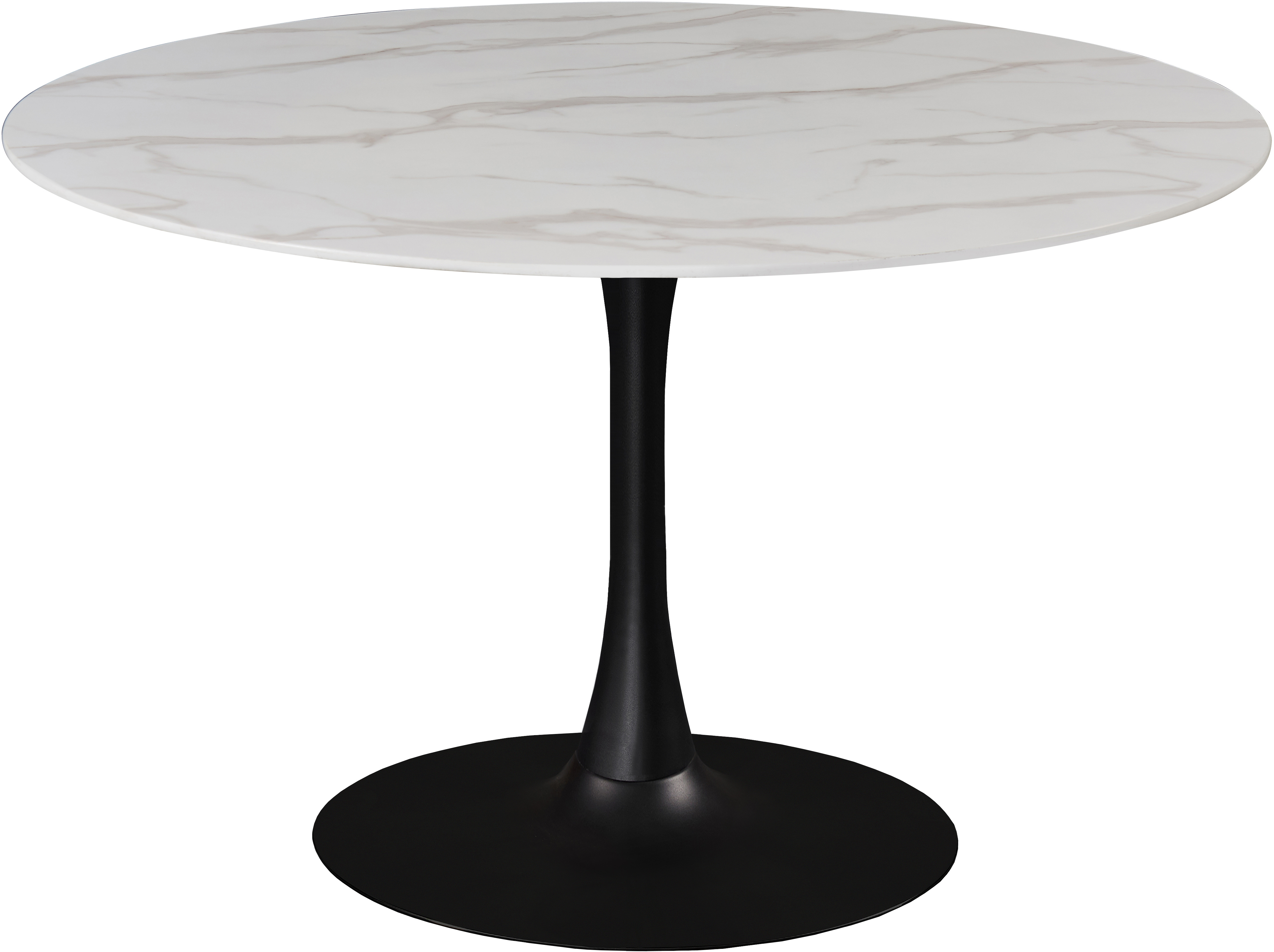 Meridian Furniture Tulip Matte Black 48 Inch Dining Table
