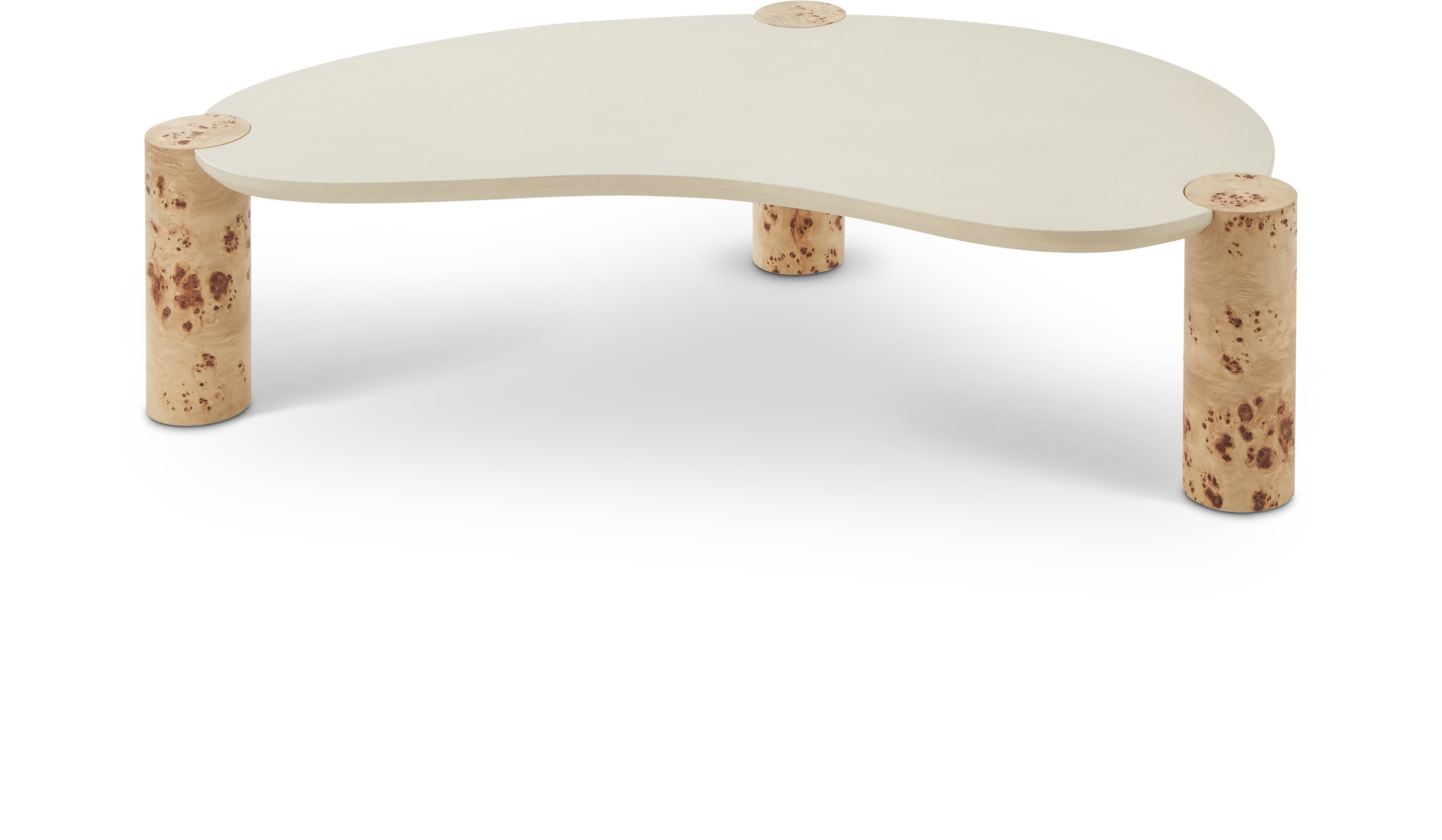 Meridian Furniture Thor Natural Burl Wood Coffee Table
