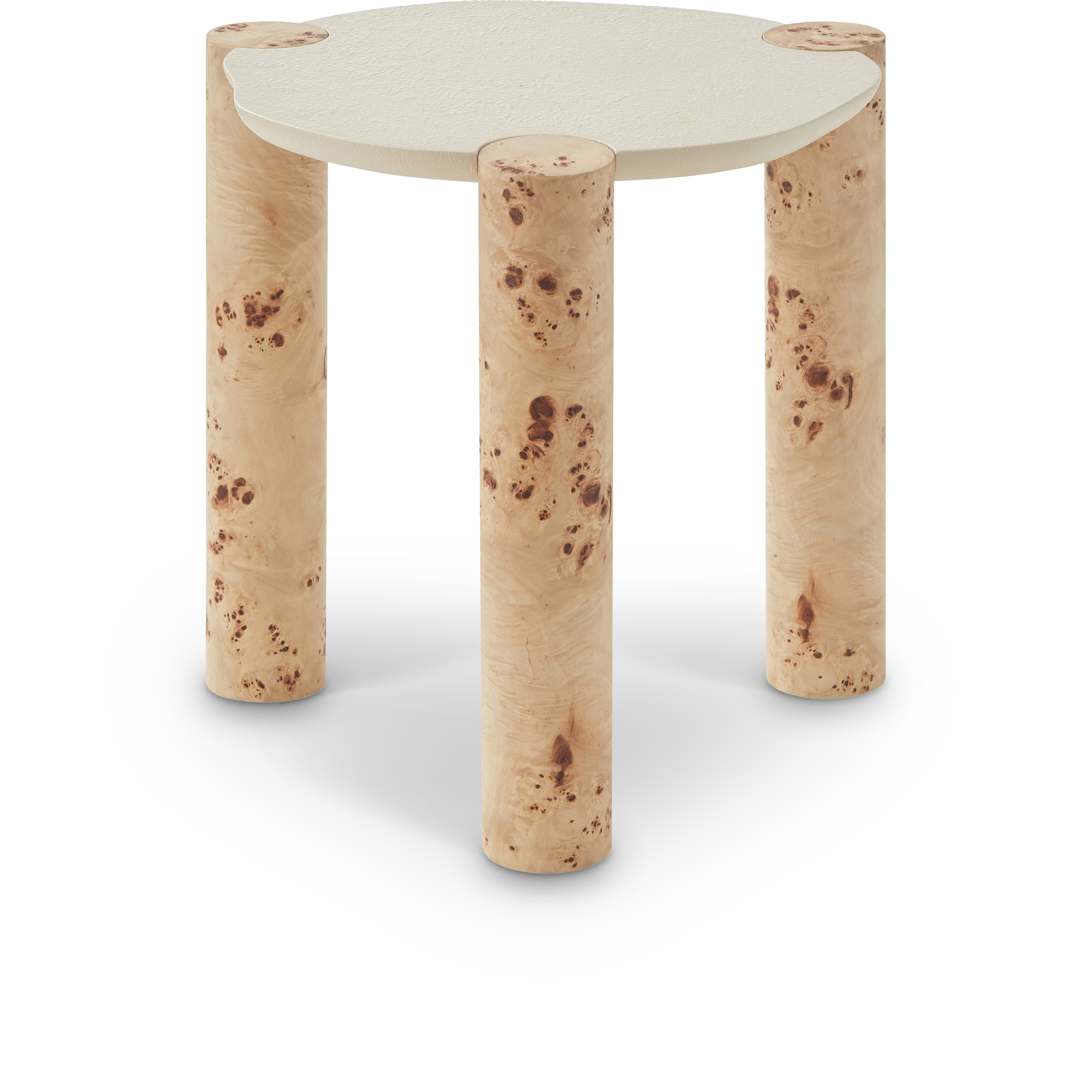 Meridian Furniture Thor Natural Burl Wood End Table
