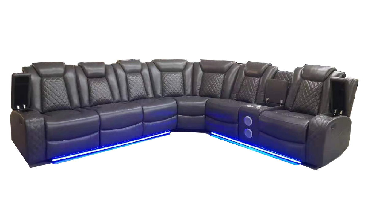 New Classic Furniture Orion Black Sectional
