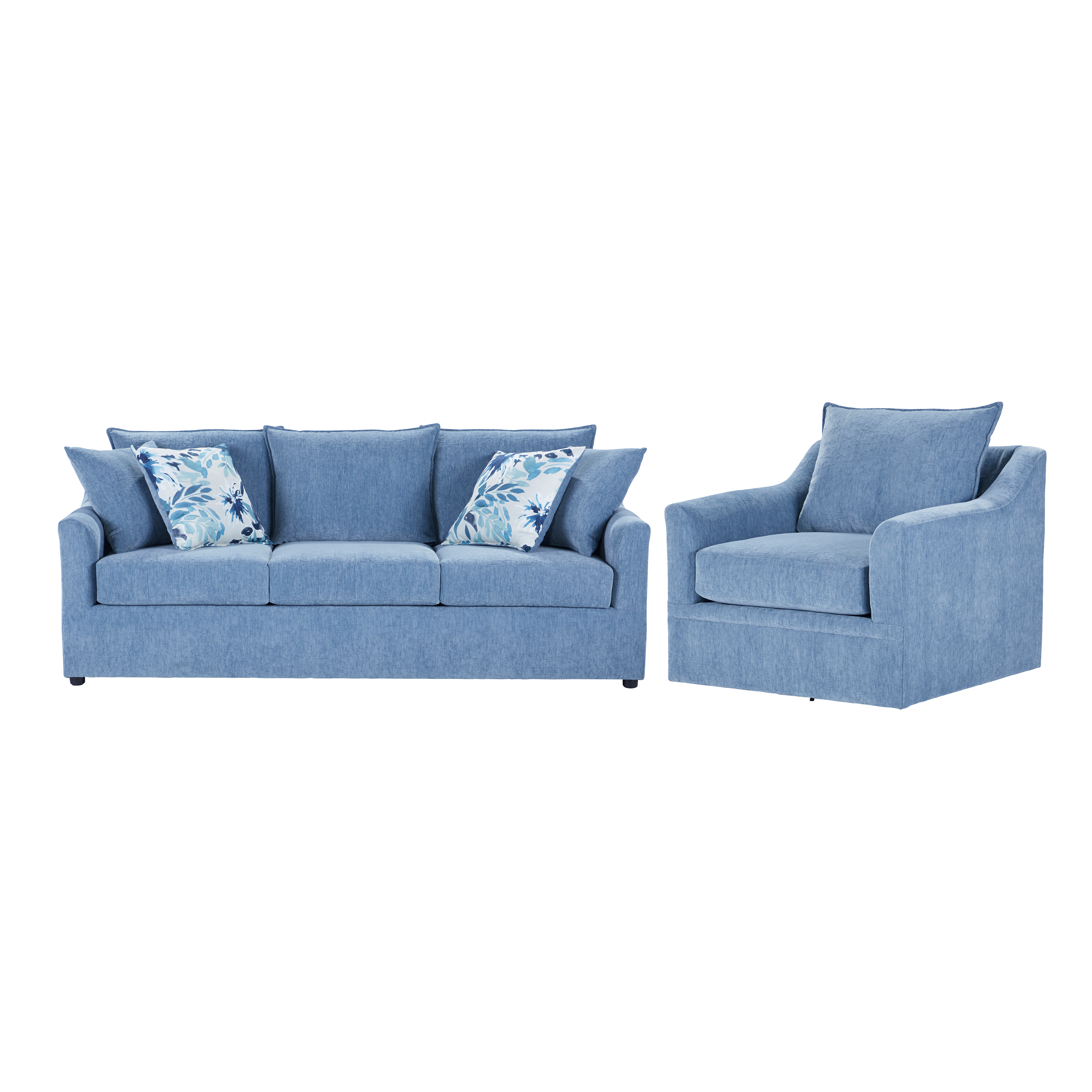 New Classic Furniture Sylvie Blue Slate 2pc Living Room Set NCF-23-1270F-2NP New Classic Furniture Sylvie Blue Slate 2pc Living Room Set NCF-23-1270F-2NP